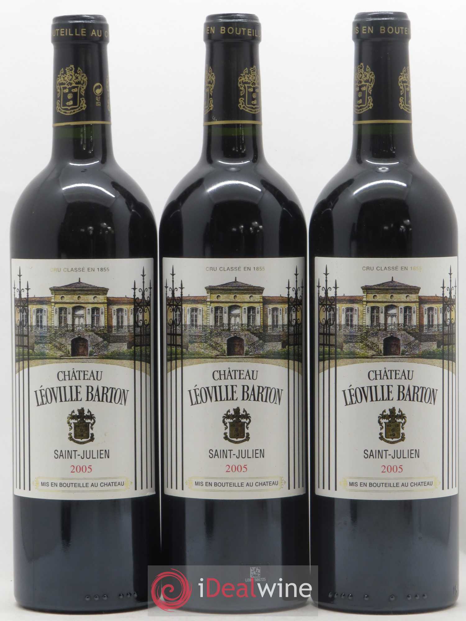 Château Léoville Barton 2ème Grand Cru Classé 2005 - Lot de 12 bouteilles - 1