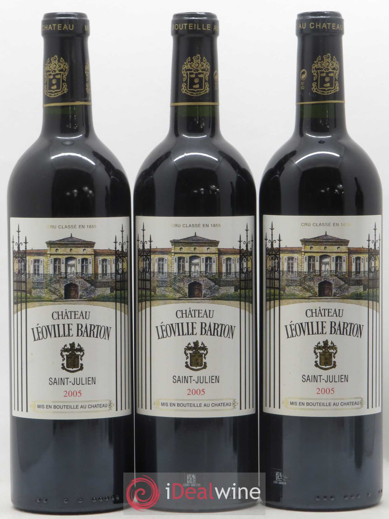 Château Léoville Barton 2ème Grand Cru Classé 2005 - Lot de 12 bouteilles - 4