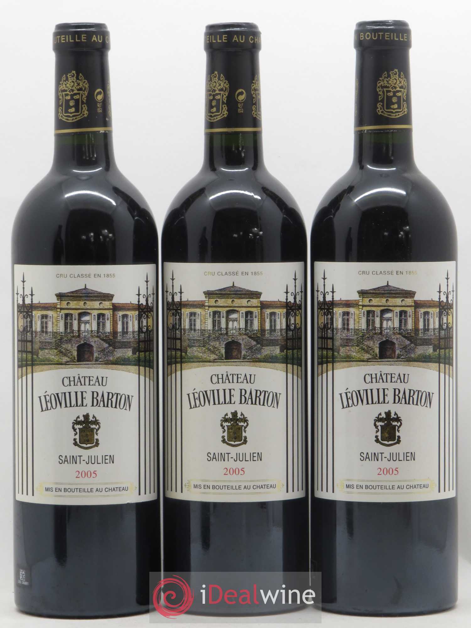 Château Léoville Barton 2ème Grand Cru Classé 2005 - Lot de 12 bouteilles - 1