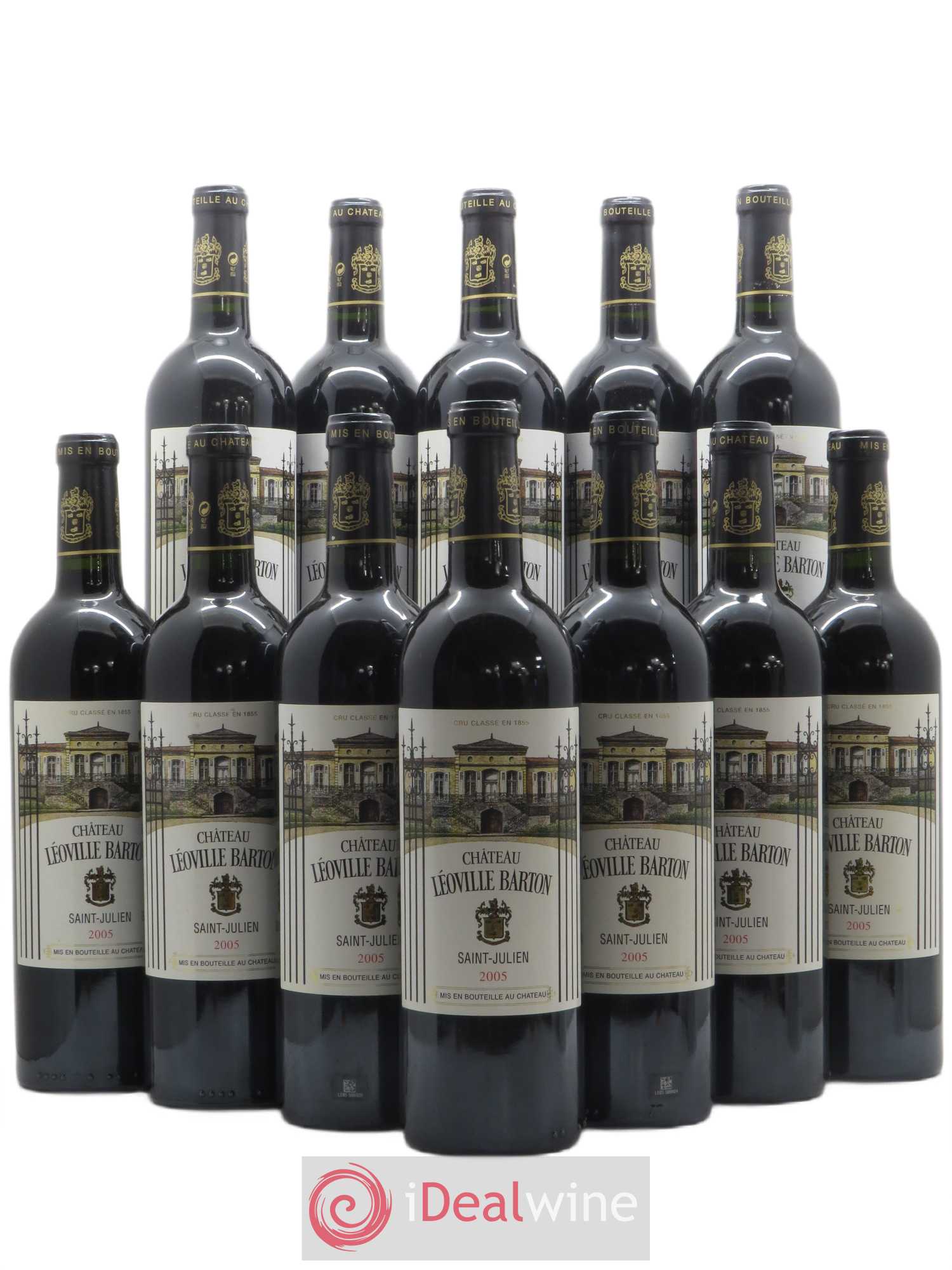 Château Léoville Barton 2ème Grand Cru Classé 2005 - Lot de 12 bouteilles - 0