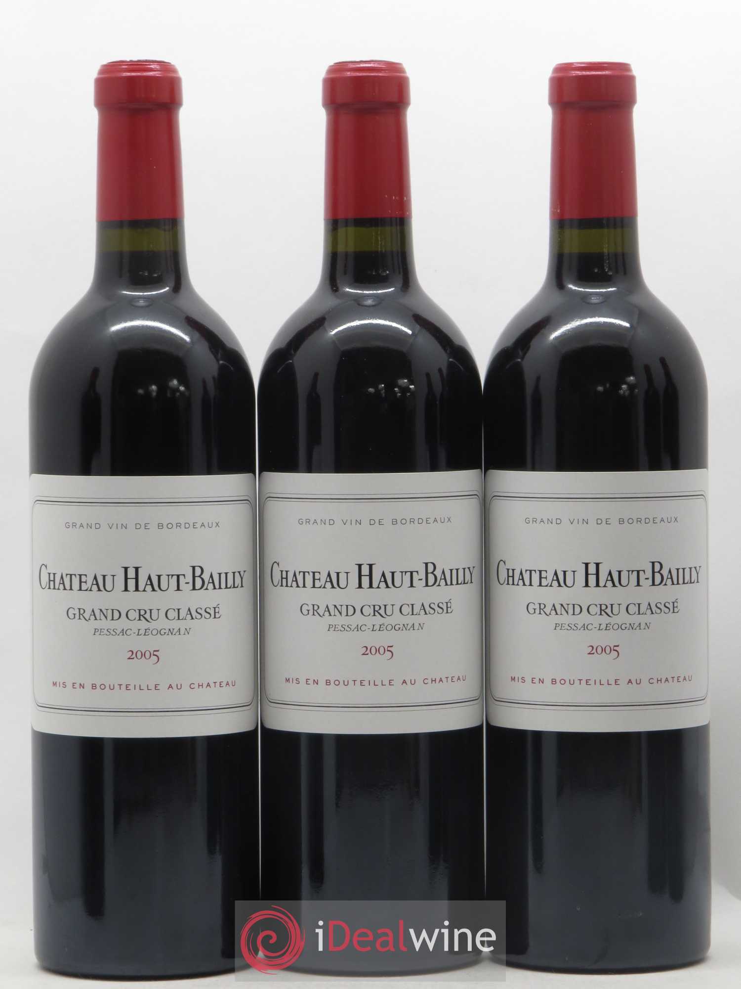 Château Haut-Bailly Cru Classé de Graves 2005 - Lot de 12 bouteilles - 1