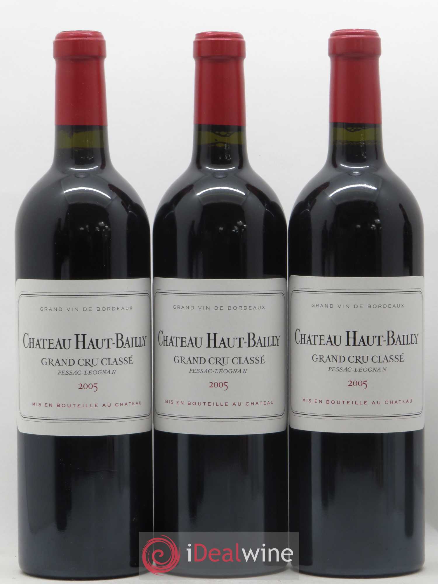 Château Haut-Bailly Cru Classé de Graves 2005 - Lot de 12 bouteilles - 1
