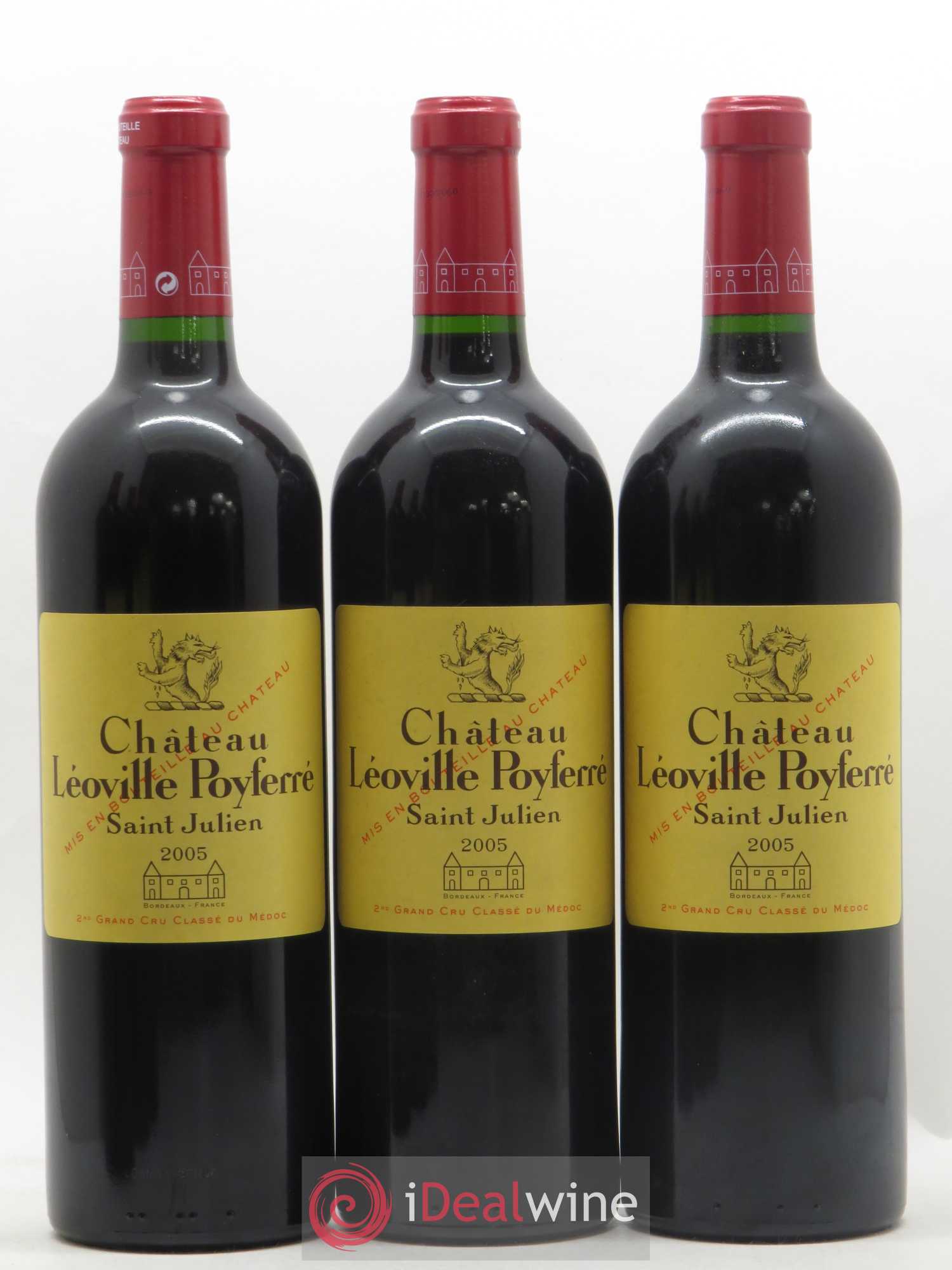 Château Léoville Poyferré 2ème Grand Cru Classé 2005 - Lot de 12 bouteilles - 2