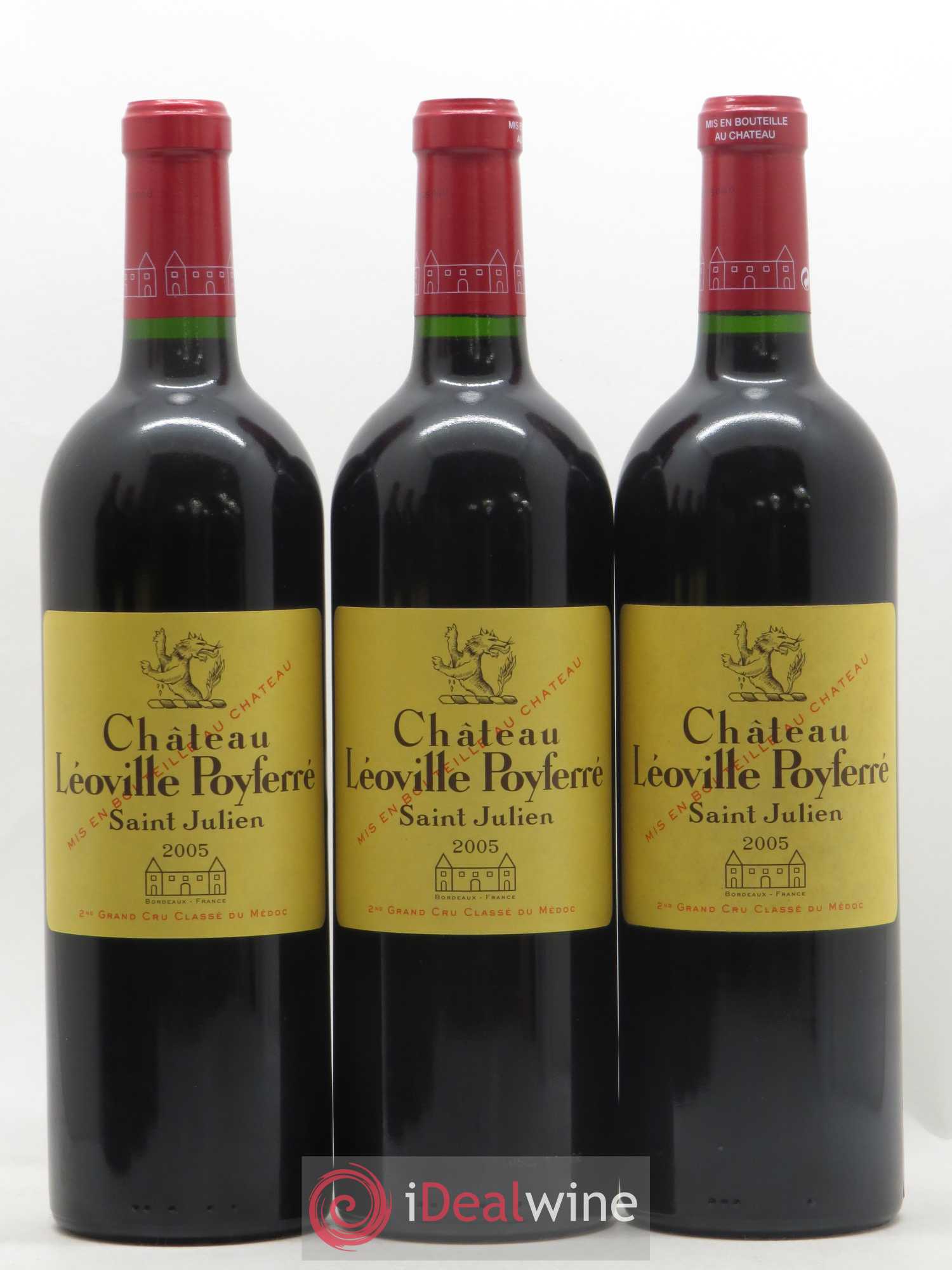 Château Léoville Poyferré 2ème Grand Cru Classé 2005 - Lot de 12 bouteilles - 3