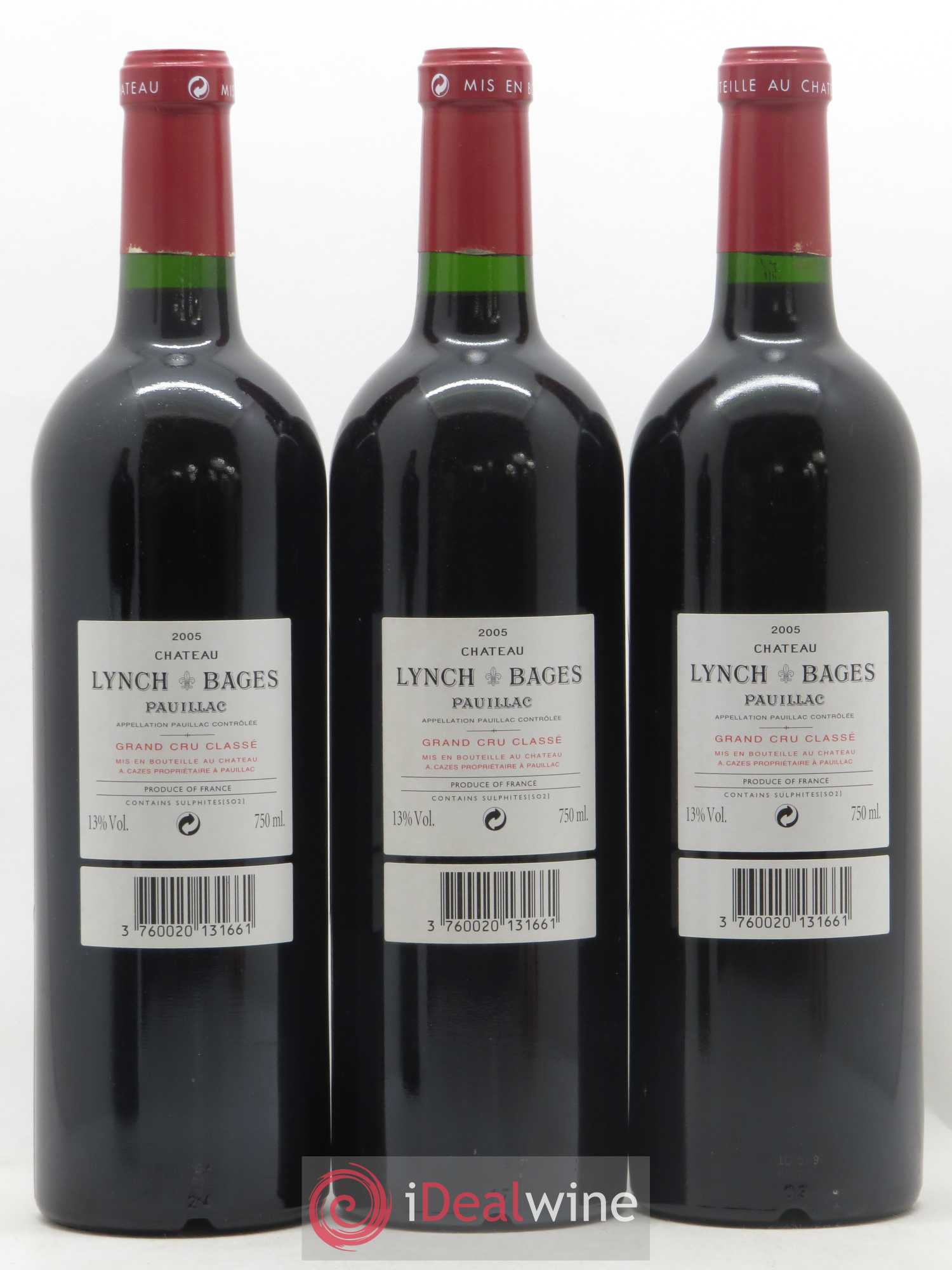 Château Lynch Bages 5ème Grand Cru Classé 2005 - Lot de 12 bouteilles - 2