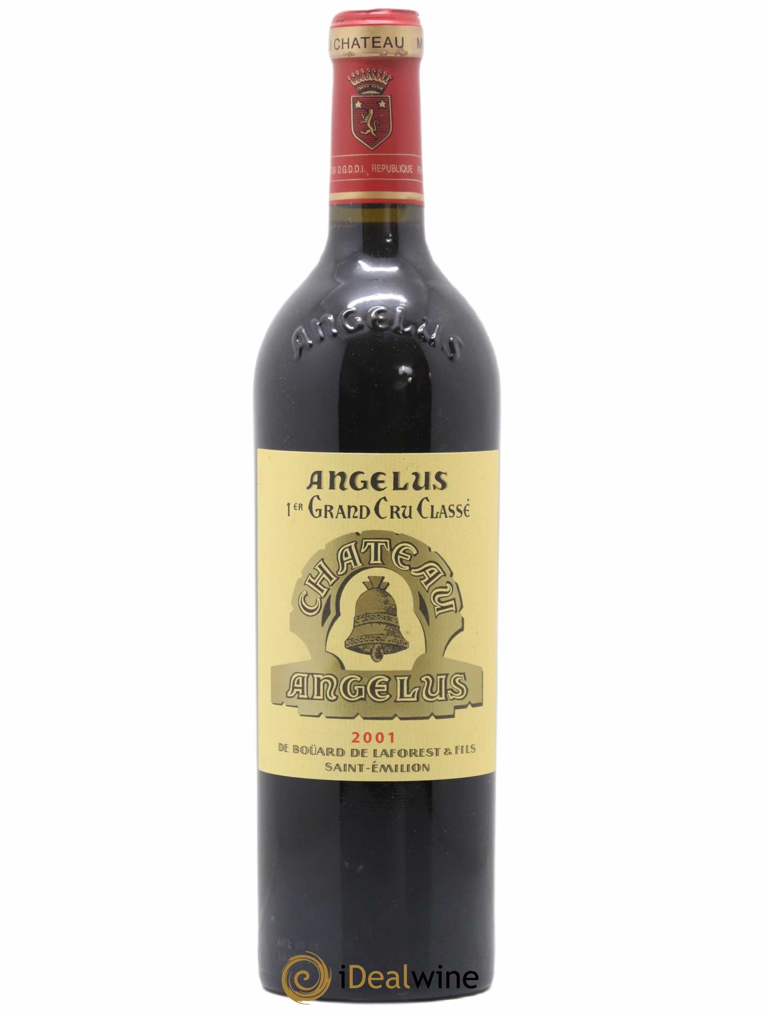 Château Angélus 1er Grand Cru Classé A 2001 - Lot de 1 bouteille - 0