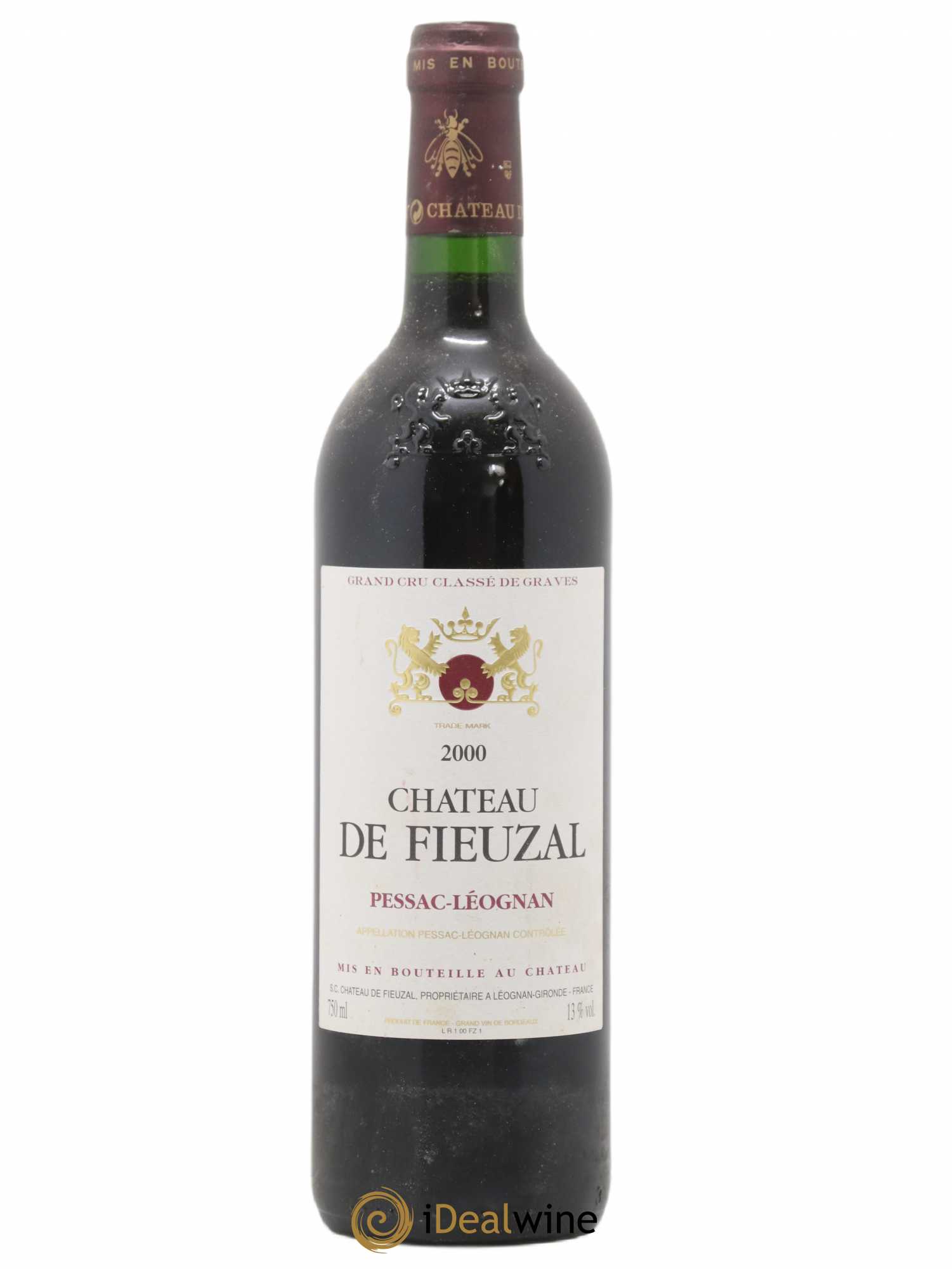 Château de Fieuzal Cru Classé de Graves 2000 - Lot de 1 bouteille - 0