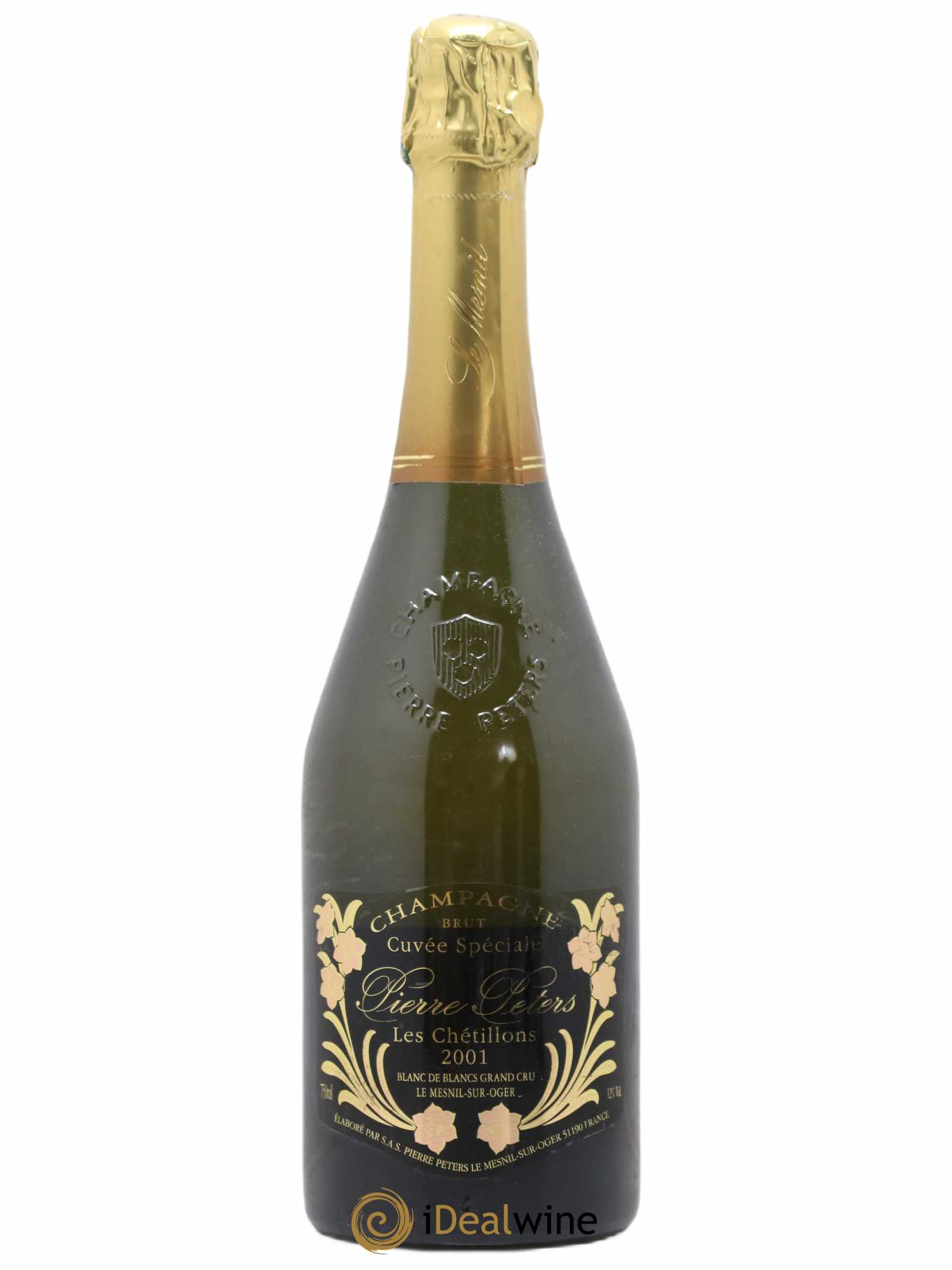 Cuvée Spéciale les Chétillons Blanc de Blancs Brut Pierre Péters 2001 - Lot de 1 bouteille - 0