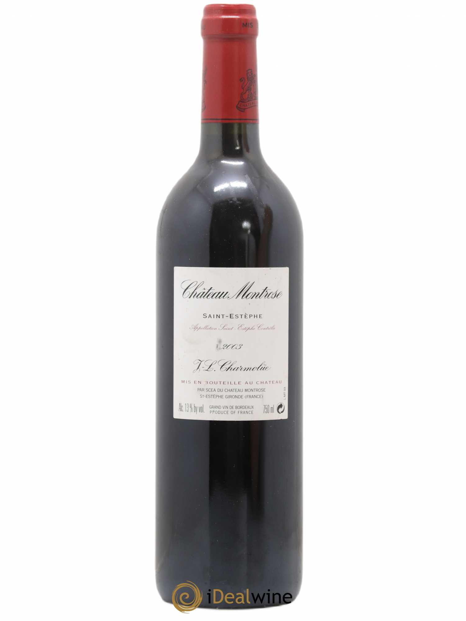 Château Montrose 2ème Grand Cru Classé 2003 - Lot de 1 bouteille - 1