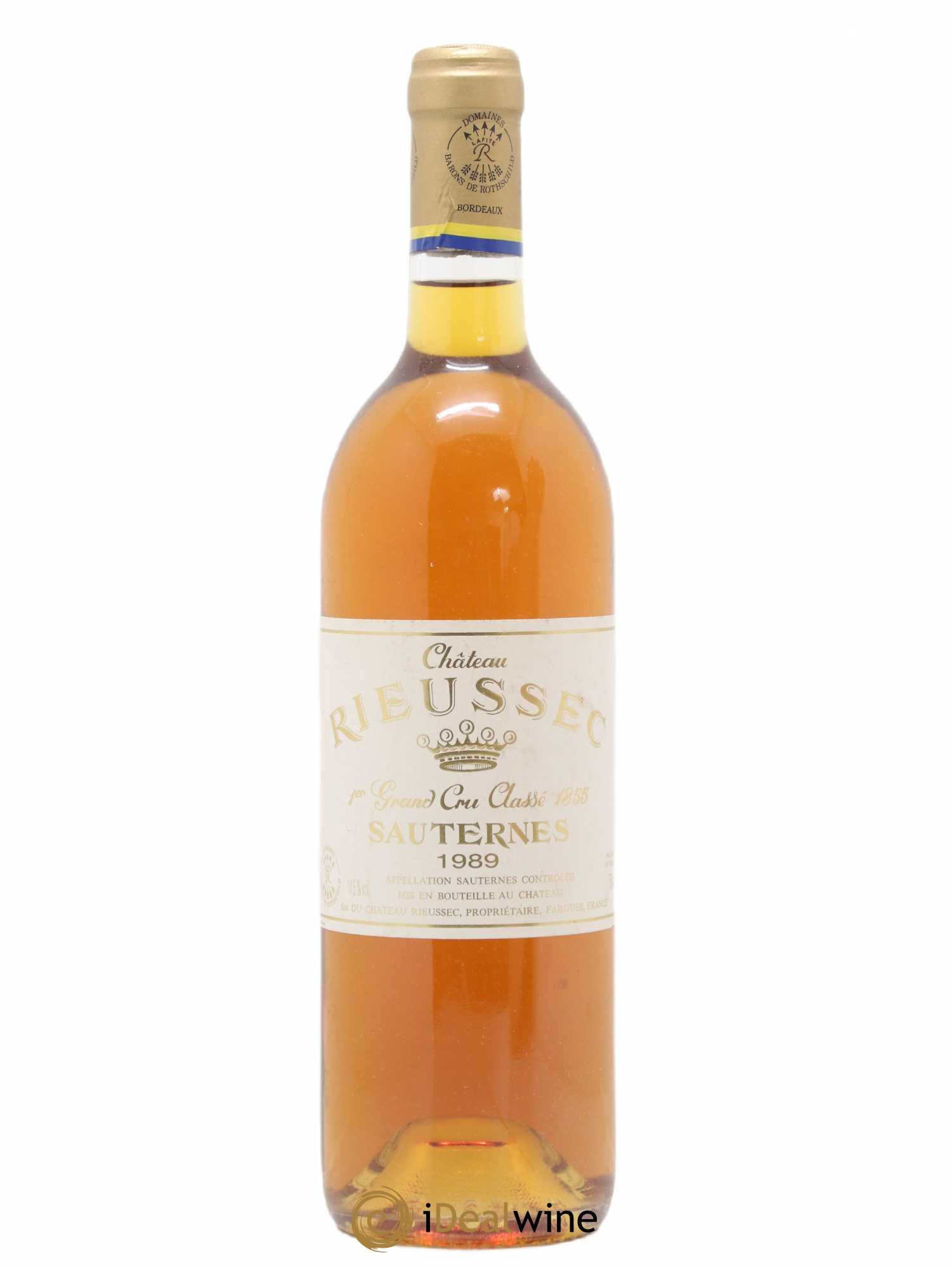 Château Rieussec 1er Grand Cru Classé 1989 - Lotto di 1 bottiglia - 0