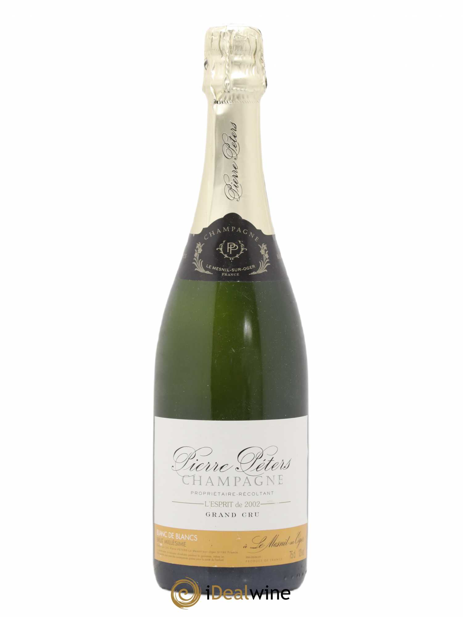 l'Esprit Blanc de Blancs Brut Pierre Péters 2002 - Lot de 1 bouteille - 0
