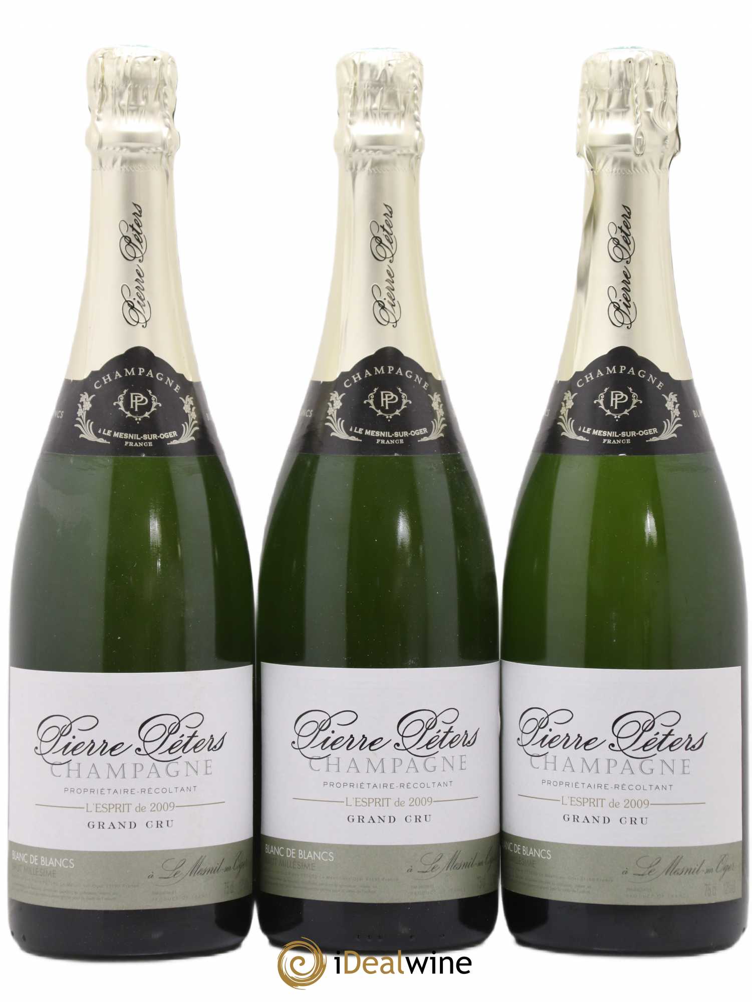 l'Esprit Blanc de Blancs Brut Pierre Péters 2009 - Lot de 3 bouteilles - 0