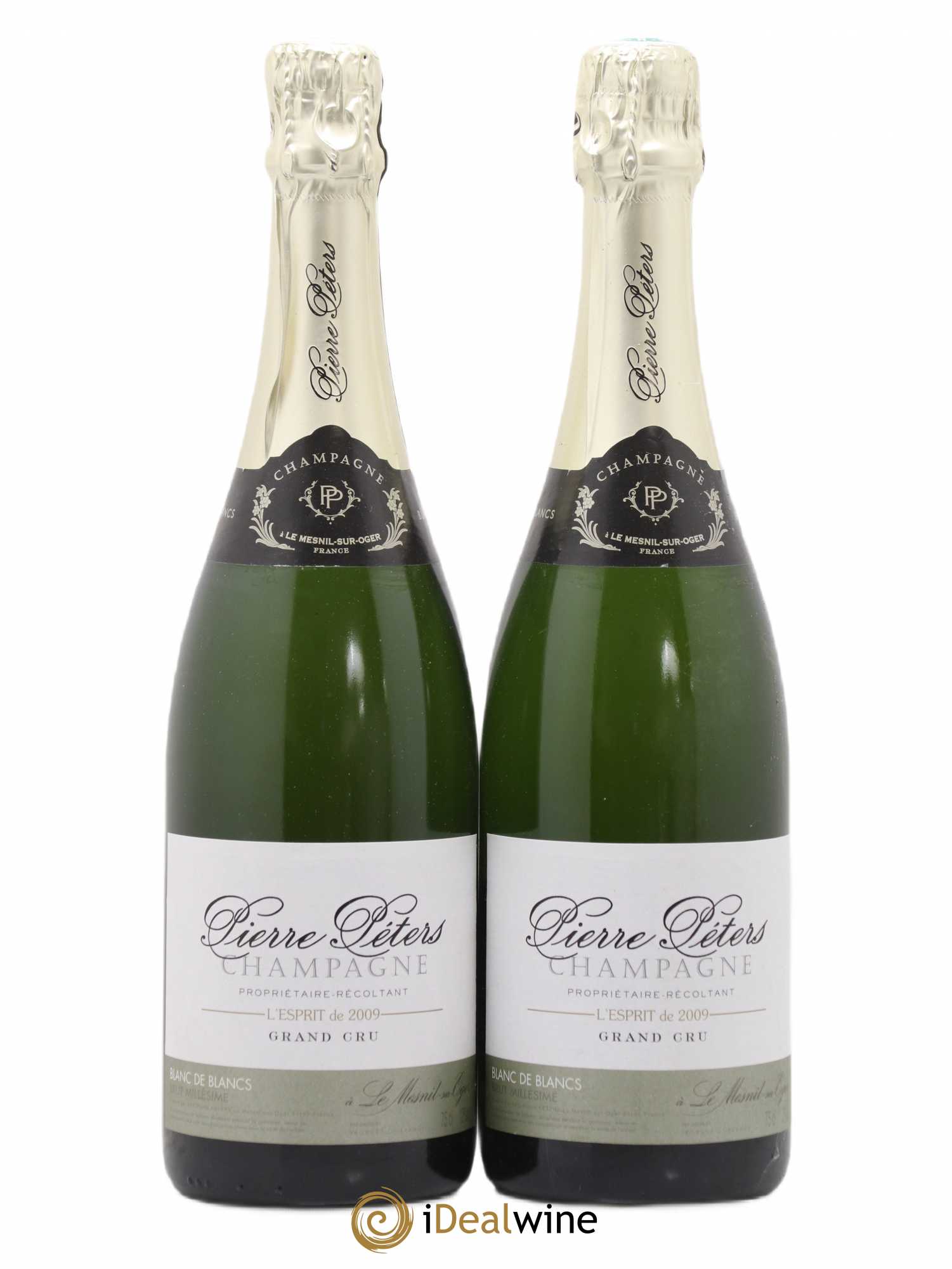 l'Esprit Blanc de Blancs Brut Pierre Péters 2009 - Lot de 2 bouteilles - 0