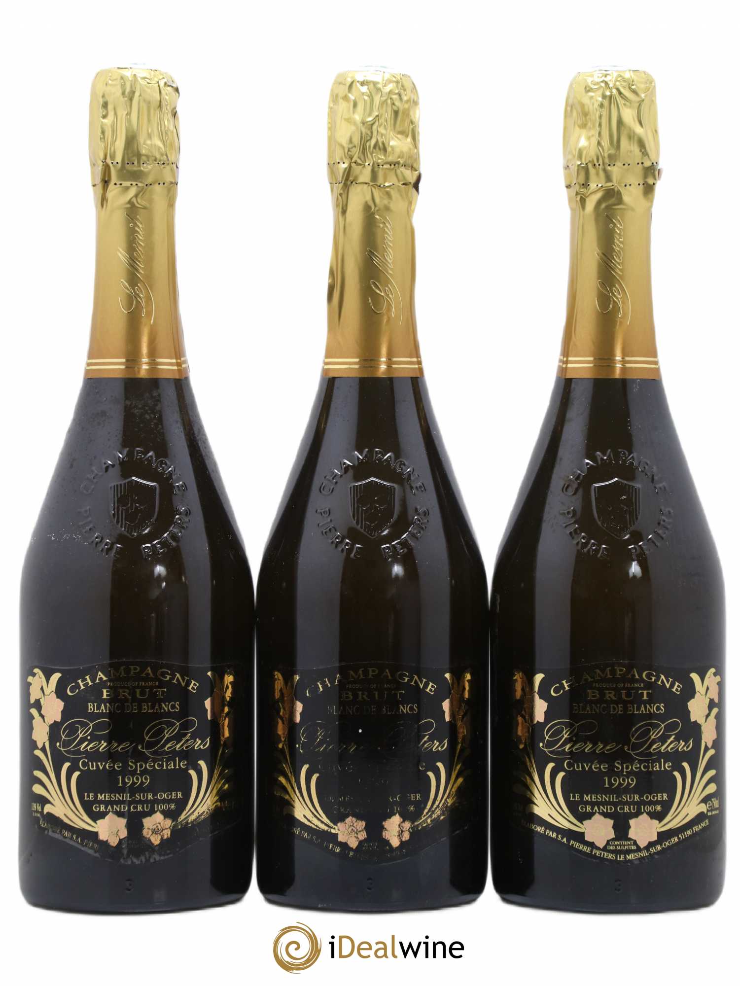 Cuvée Spéciale les Chétillons Blanc de Blancs Brut Pierre Péters 1999 - Lot de 3 bouteilles - 0