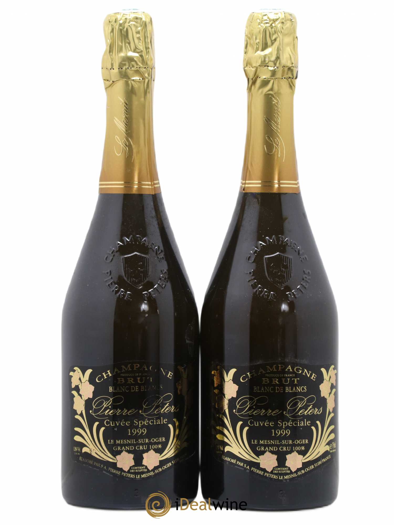 Cuvée Spéciale les Chétillons Blanc de Blancs Brut Pierre Péters 1999 - Lot de 2 bouteilles - 0