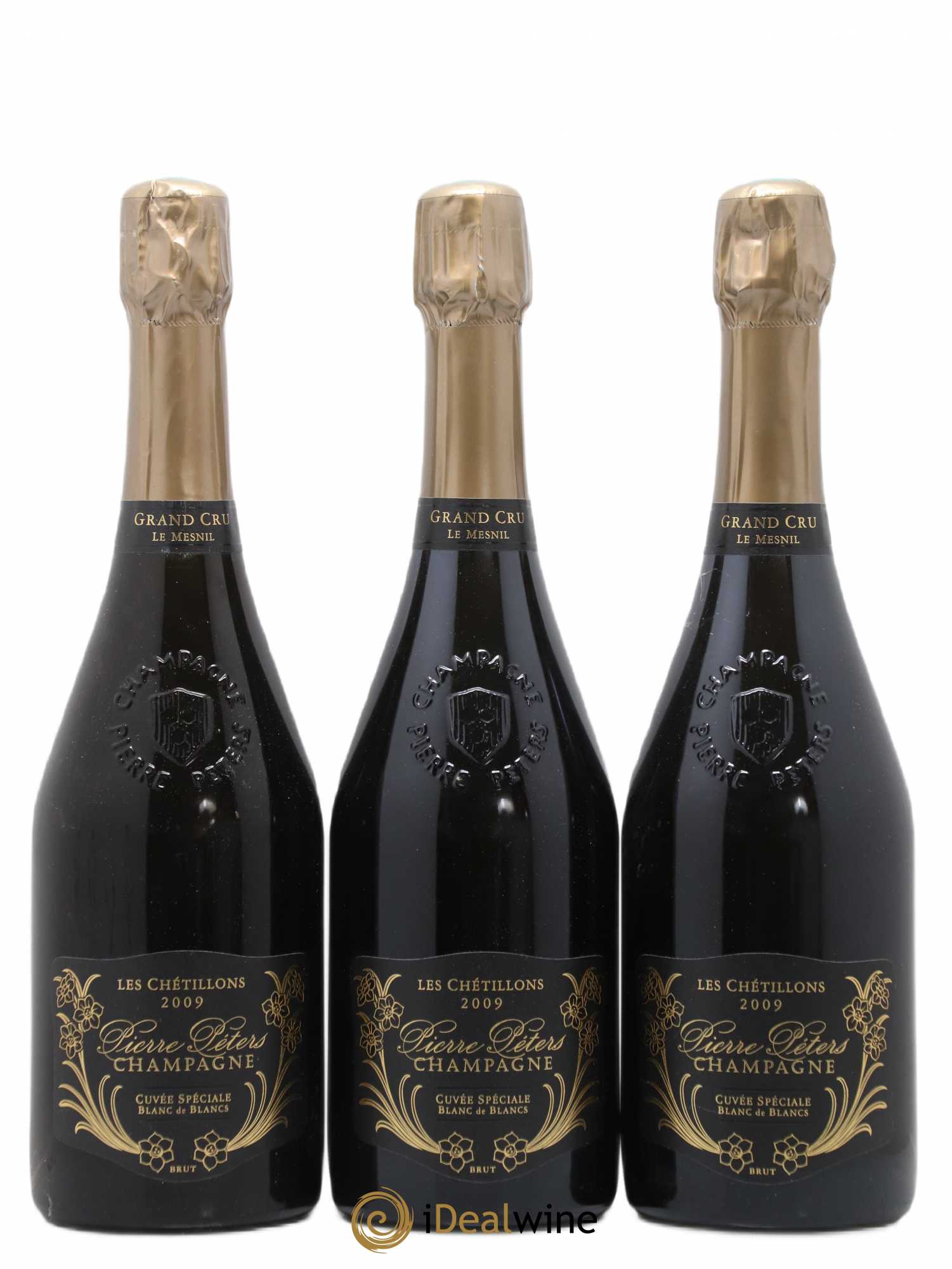 Cuvée Spéciale les Chétillons Blanc de Blancs Brut Pierre Péters 2009 - Lot de 3 bouteilles - 0
