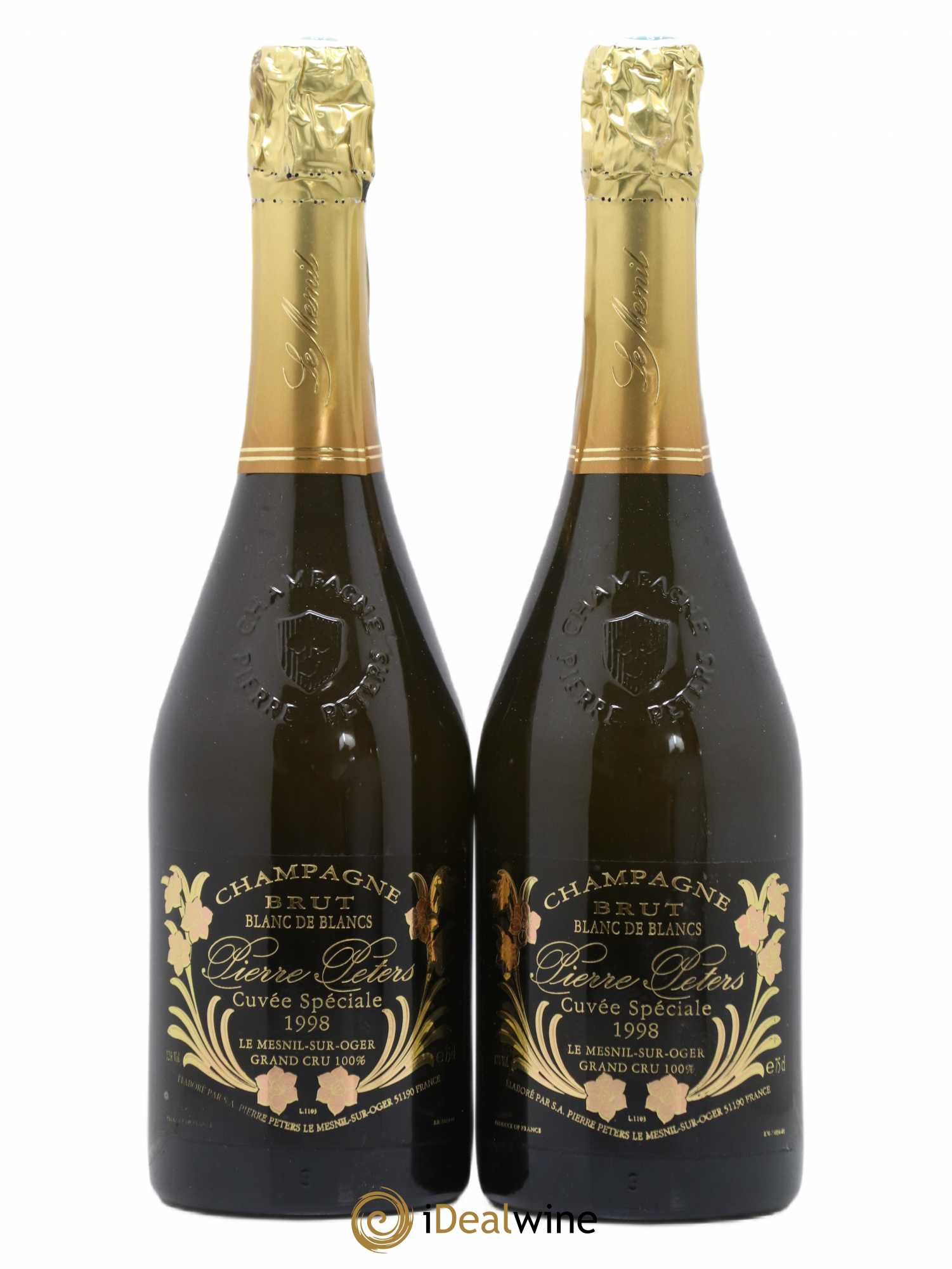 Cuvée Spéciale les Chétillons Blanc de Blancs Brut Pierre Péters 1998 - Lot de 2 bouteilles - 0