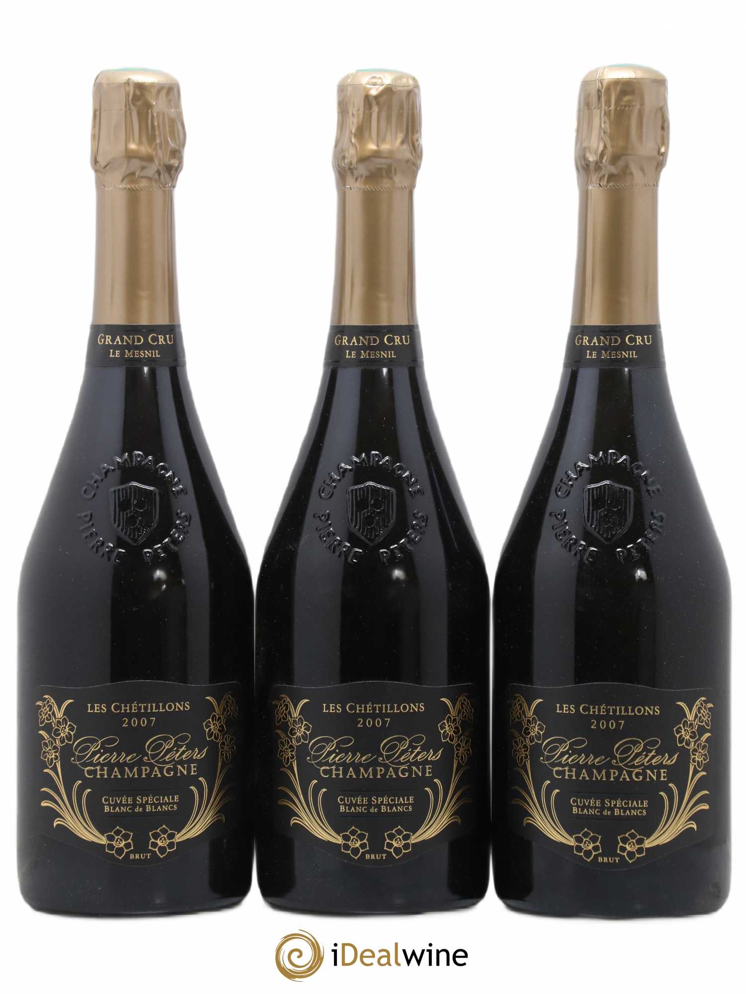 Cuvée Spéciale les Chétillons Blanc de Blancs Brut Pierre Péters 2007 - Lot de 3 bouteilles - 0