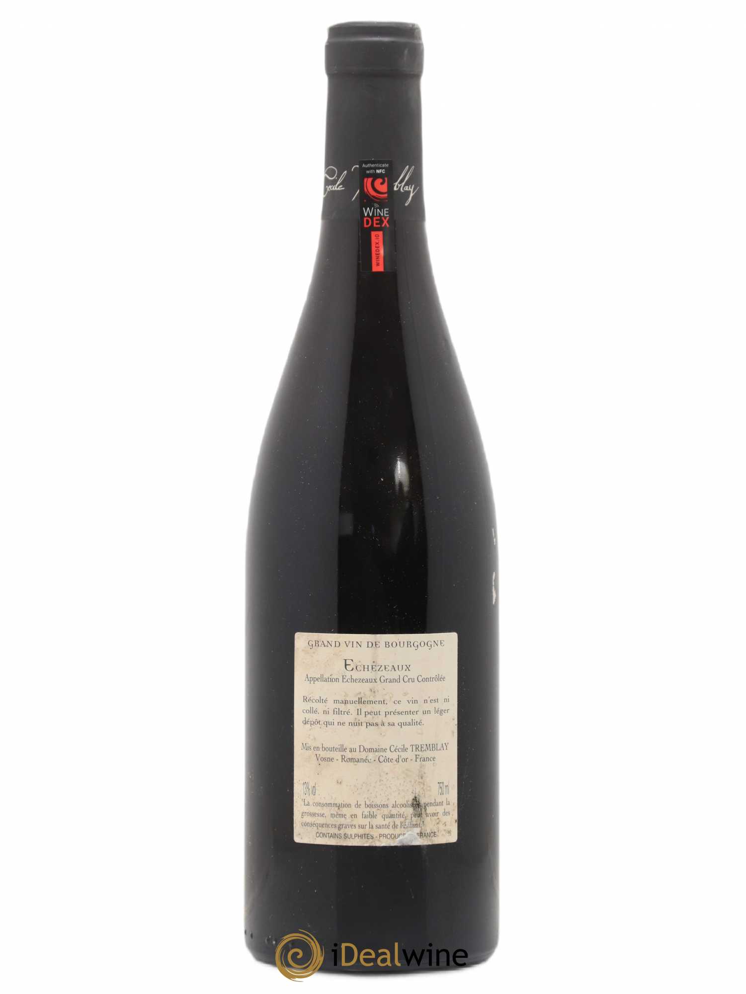 Echezeaux Grand Cru du dessus Cécile Tremblay 2014 - Lot de 1 bouteille - 1
