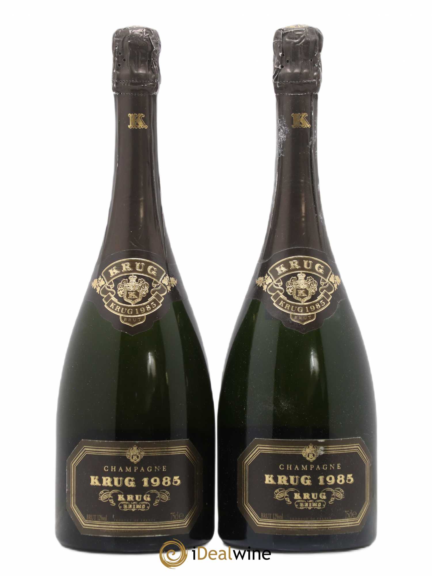 Vintage Krug 1985 - Lot de 2 bouteilles - 0