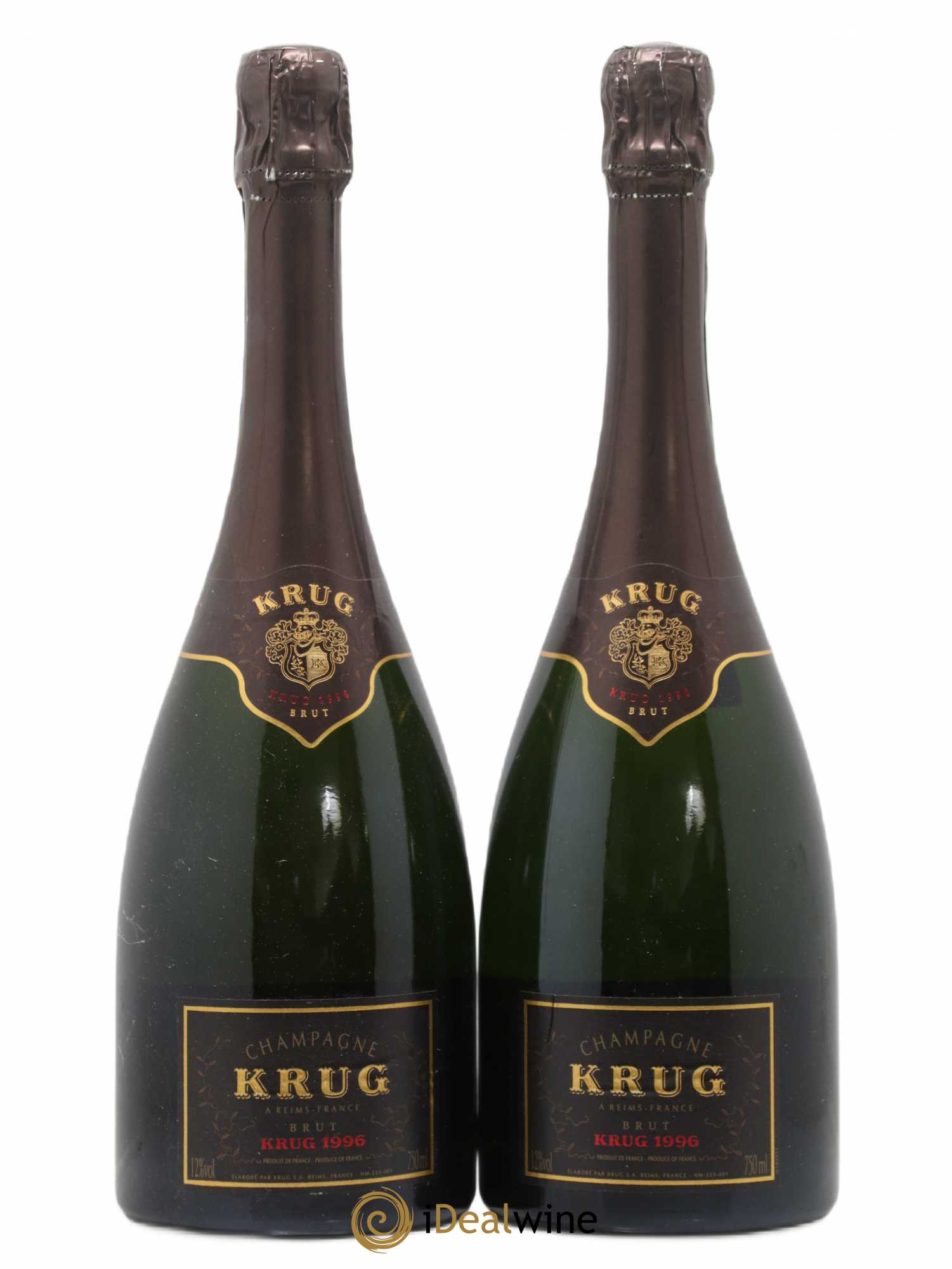Vintage Krug 1996 - Lot de 2 bouteilles - 0