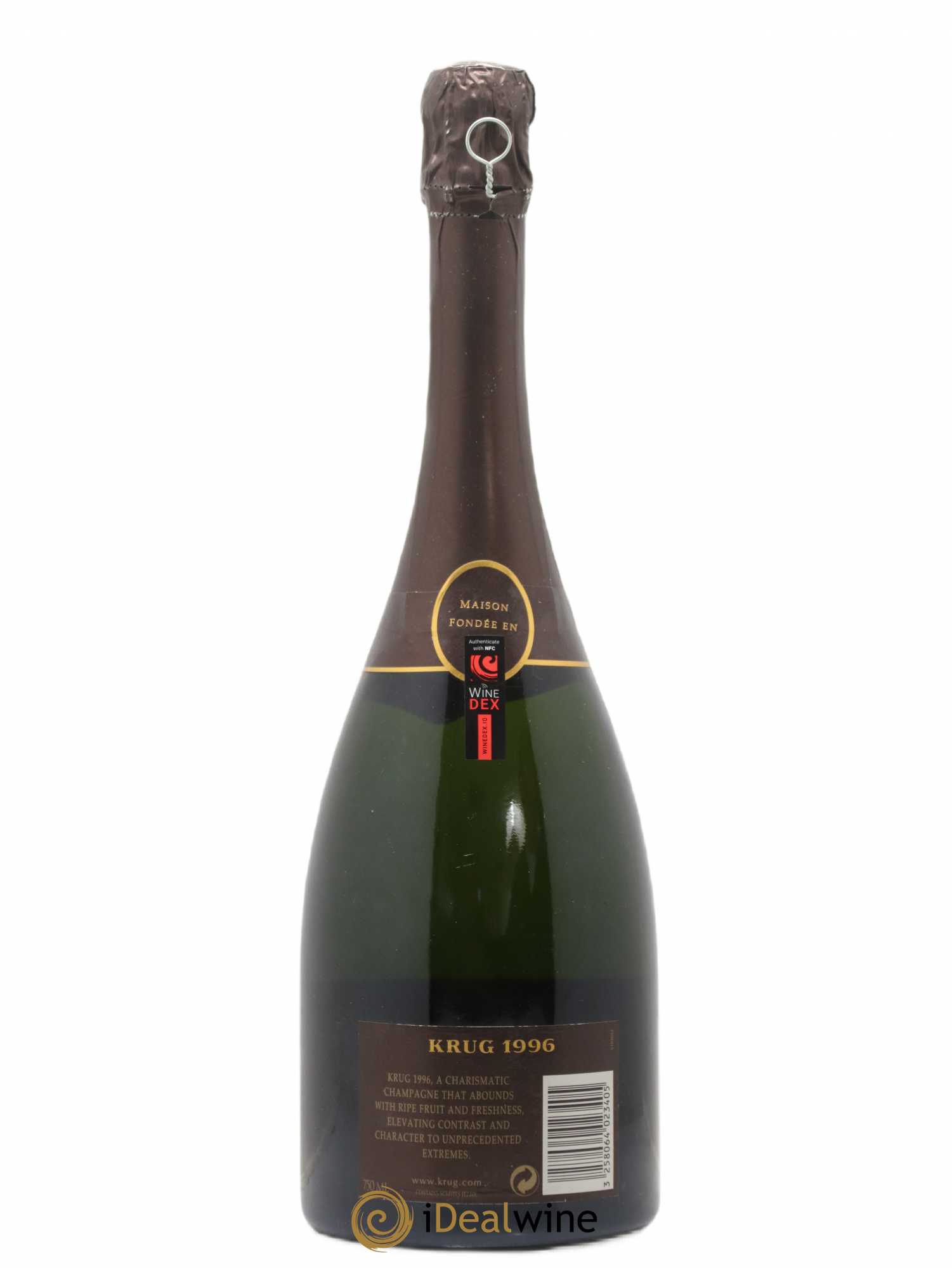 Vintage Krug 1996 - Lot de 1 bouteille - 1