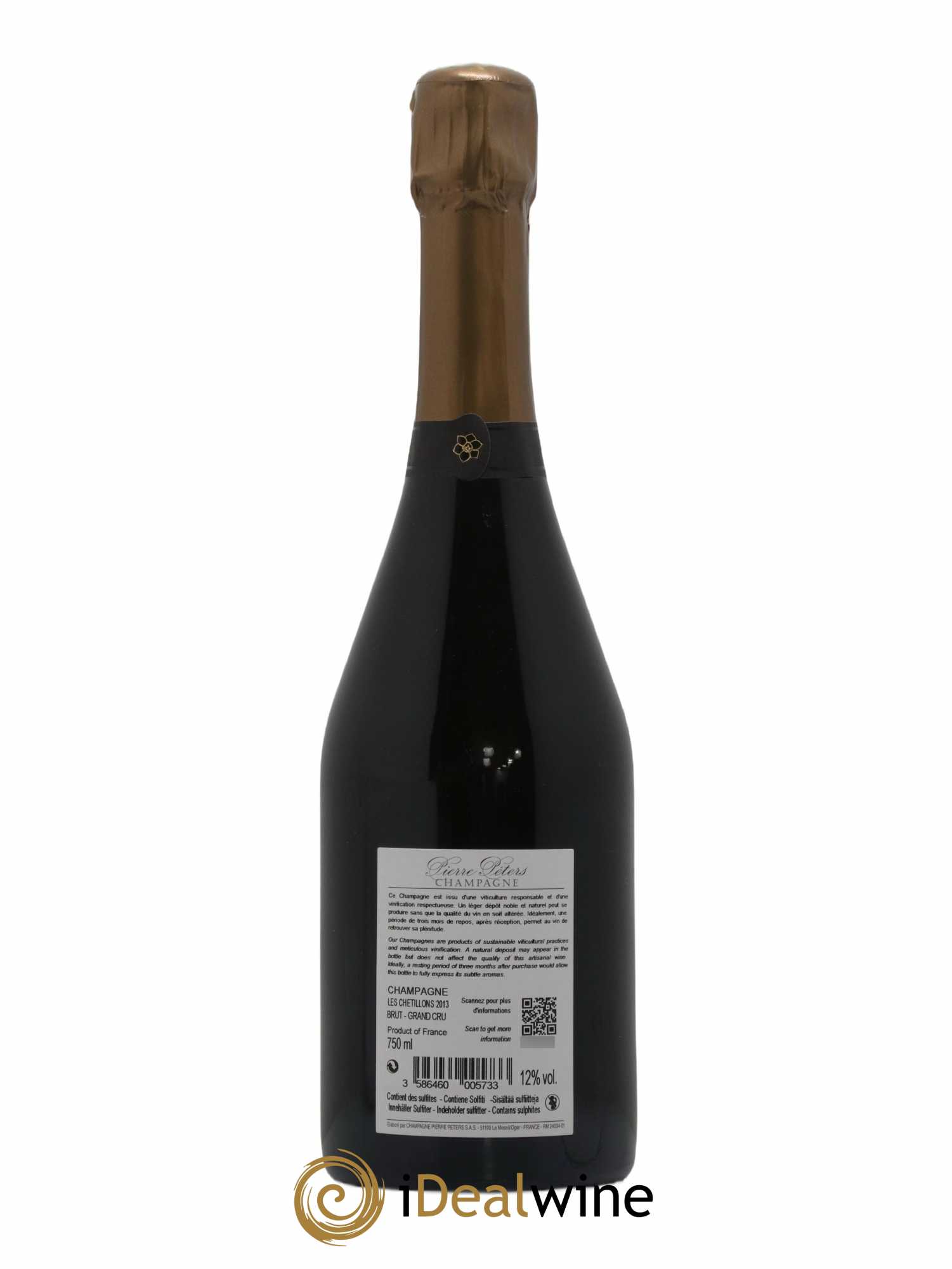 Cuvée Spéciale les Chétillons Blanc de Blancs Brut Pierre Péters 2013 - Lot de 1 bouteille - 1
