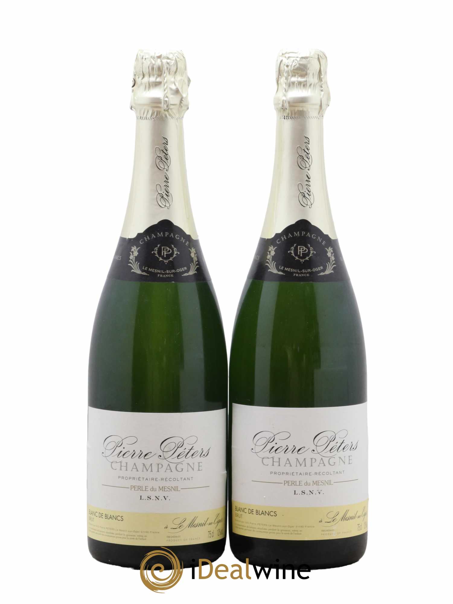 Champagne Pierre Peters Perle de Mesnil - Lot de 2 bouteilles - 0
