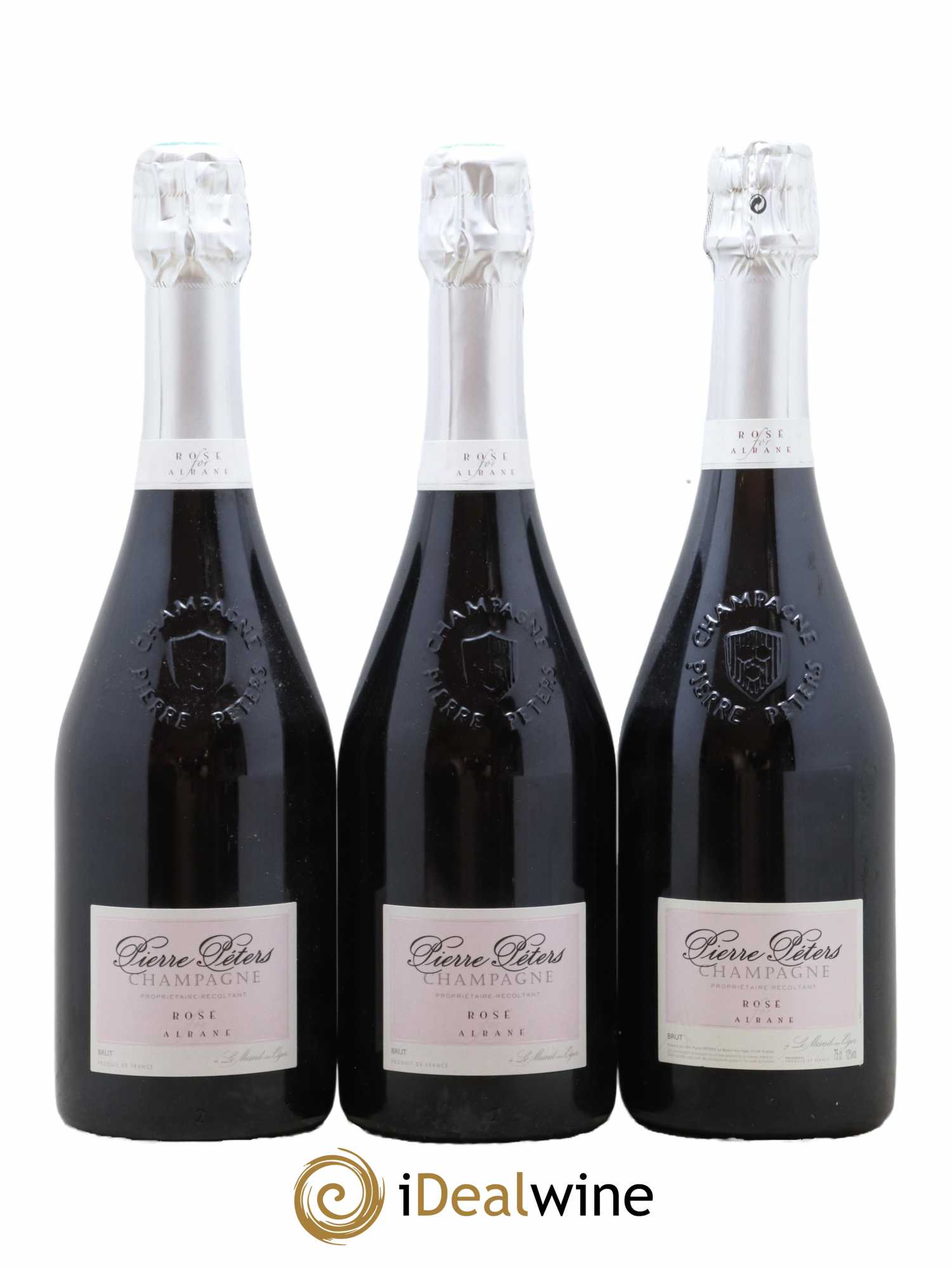 Champagne - Pierre Peters Rose for Albane - Lot de 3 bouteilles - 0