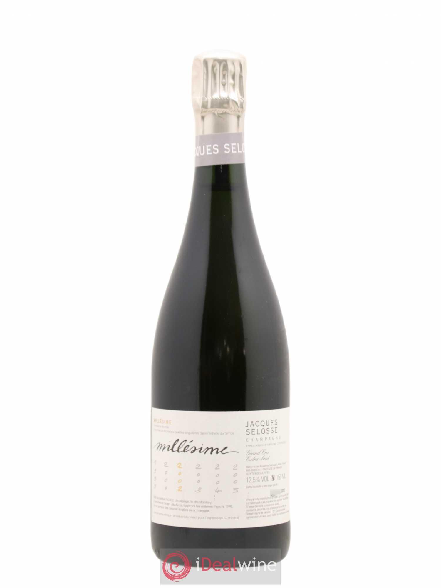 Blanc de Blancs Grand Cru Extra-Brut Jacques Selosse 2002 - Lot of 1 bottle - 0