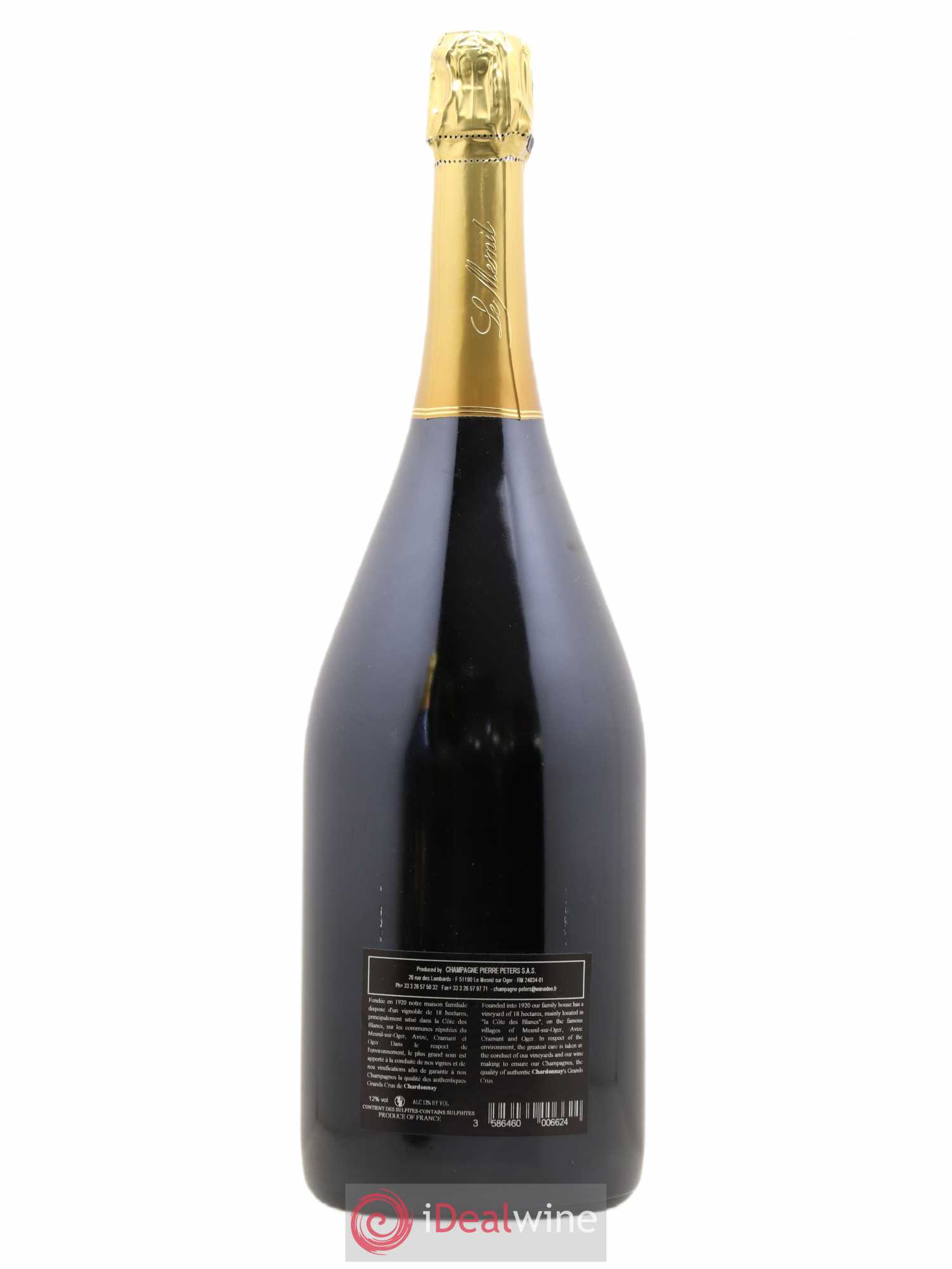 Blanc de Blancs Les Chétillons Oenothèque Pierre Péters 2002 - Lot de 1 magnum - 1