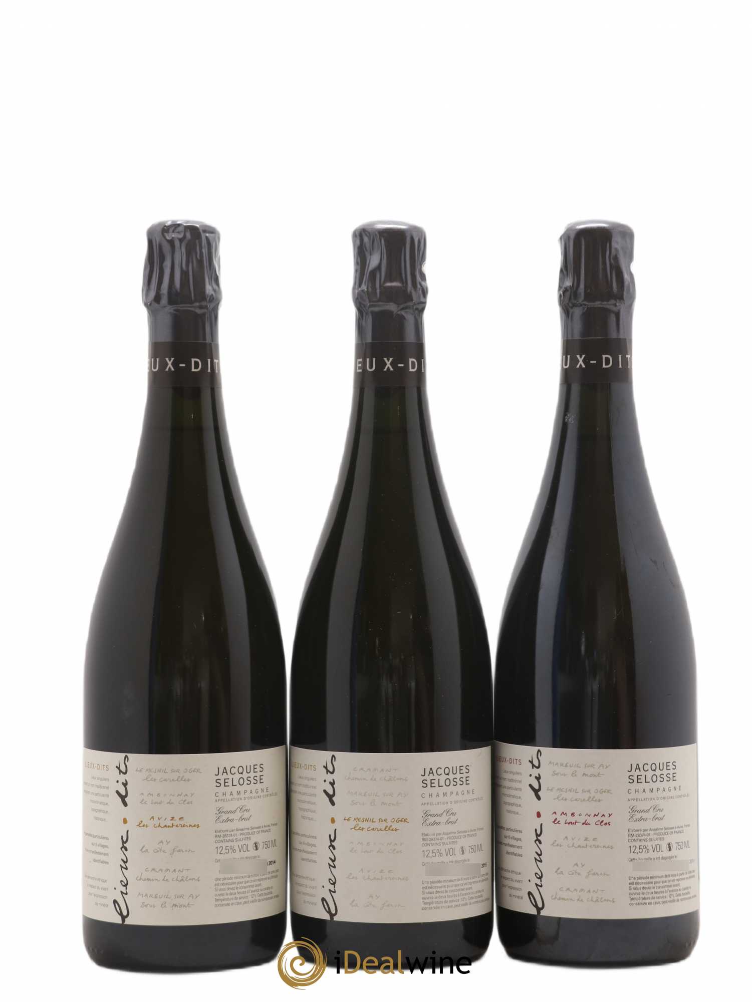 Caisse Collection Lieux-dits Jacques Selosse - Lot de 6 bouteilles - 1