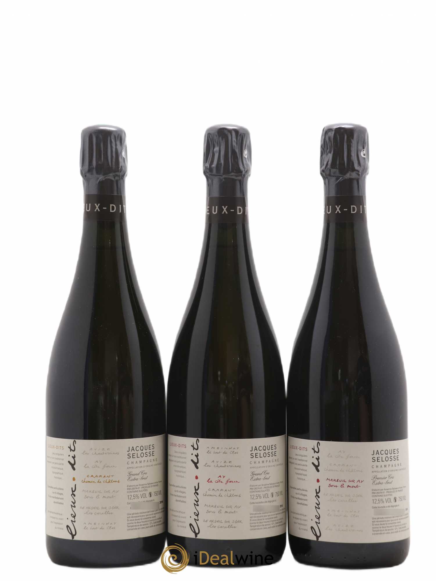 Caisse Collection Lieux-dits Jacques Selosse - Lot de 6 bouteilles - 2