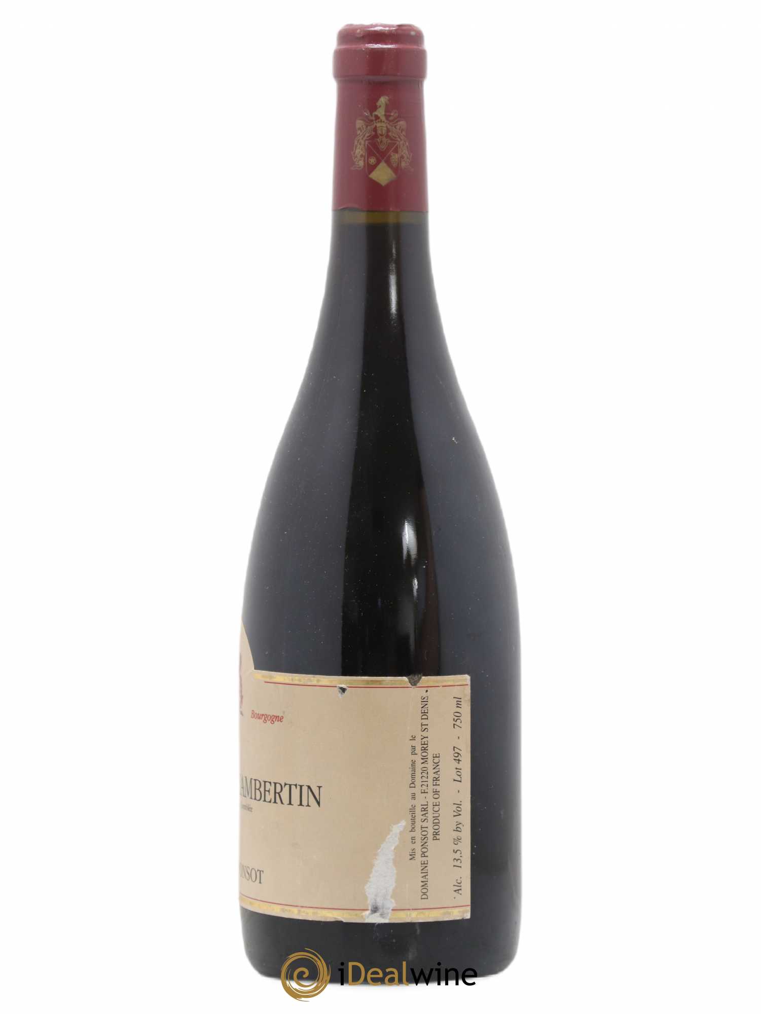 Chapelle-Chambertin Grand Cru Ponsot (Domaine) 1997 - Lot de 1 bouteille - 2