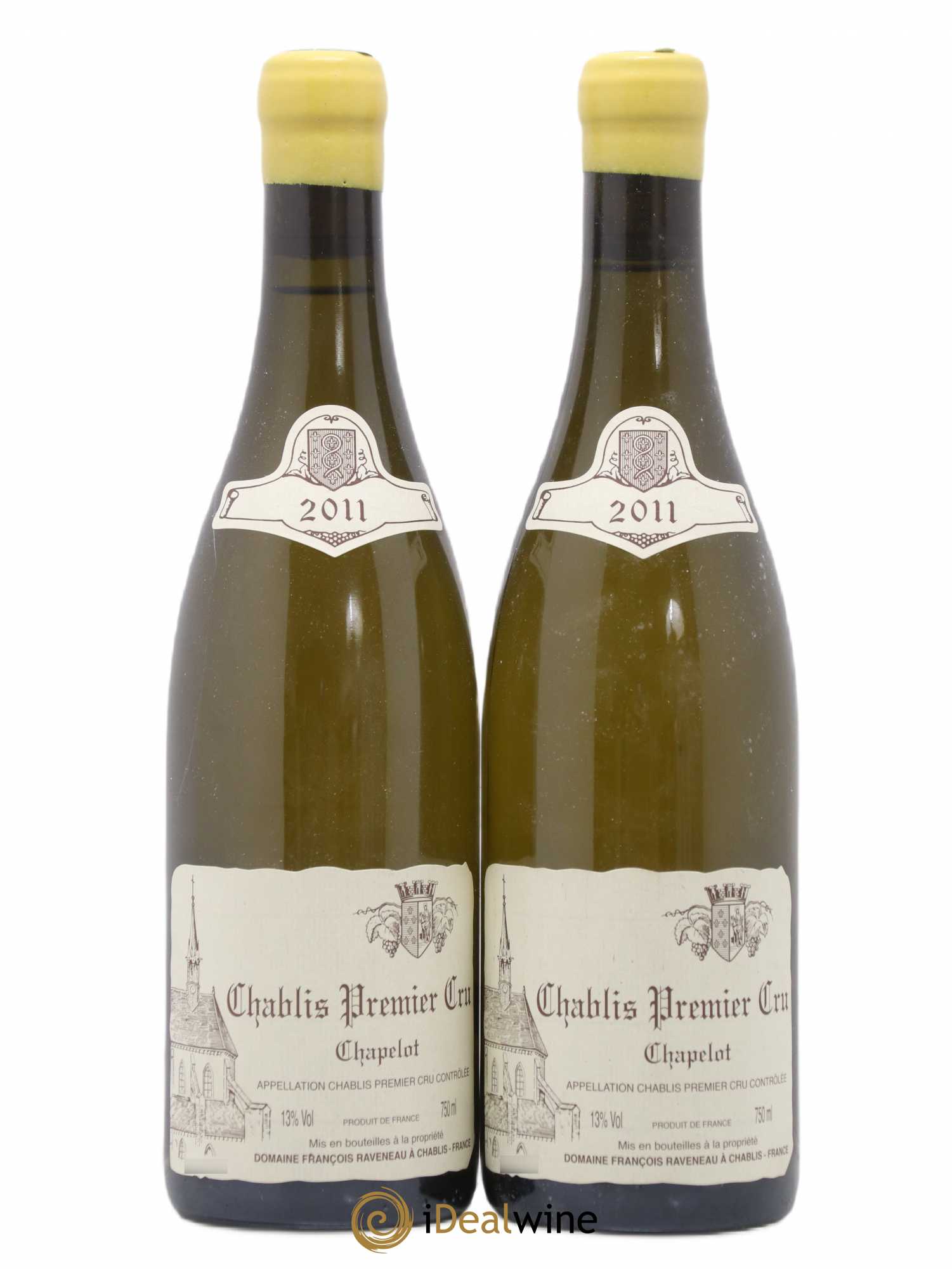 Chablis 1er Cru Chapelot Raveneau (Domaine) 2011 - Posten von 2 Flaschen - 0