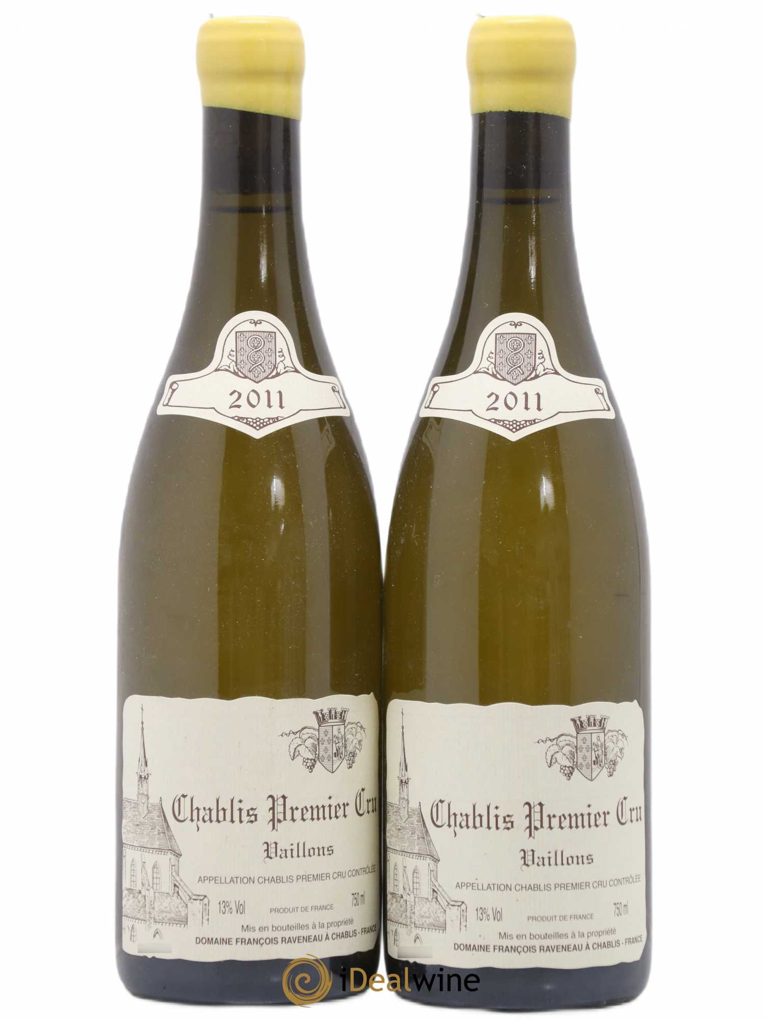 Chablis 1er Cru Vaillons Raveneau (Domaine) 2011 - Lot de 2 bouteilles - 0