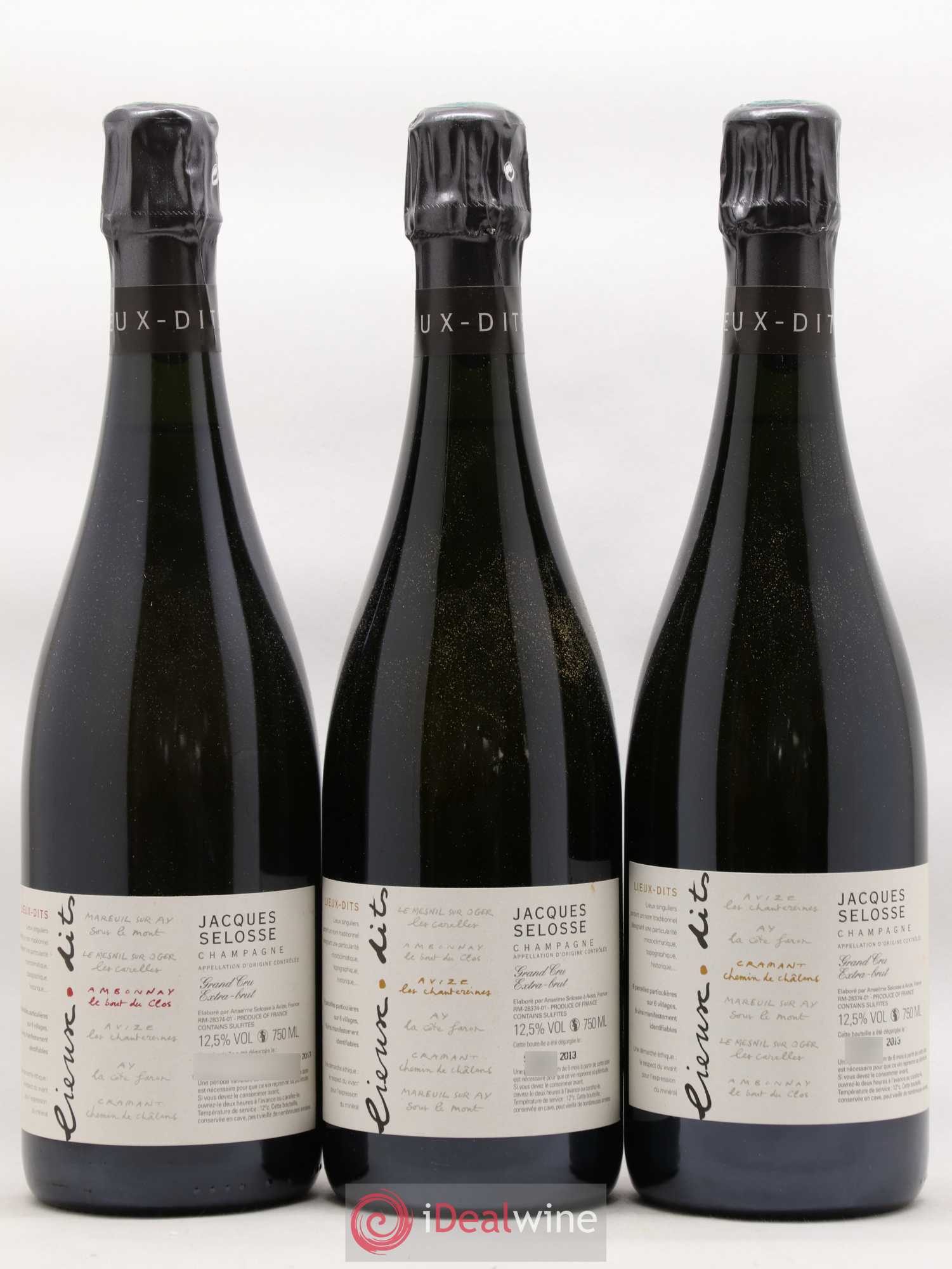 Caisse Collection Lieux-dits Jacques Selosse - Lot de 6 bouteilles - 1