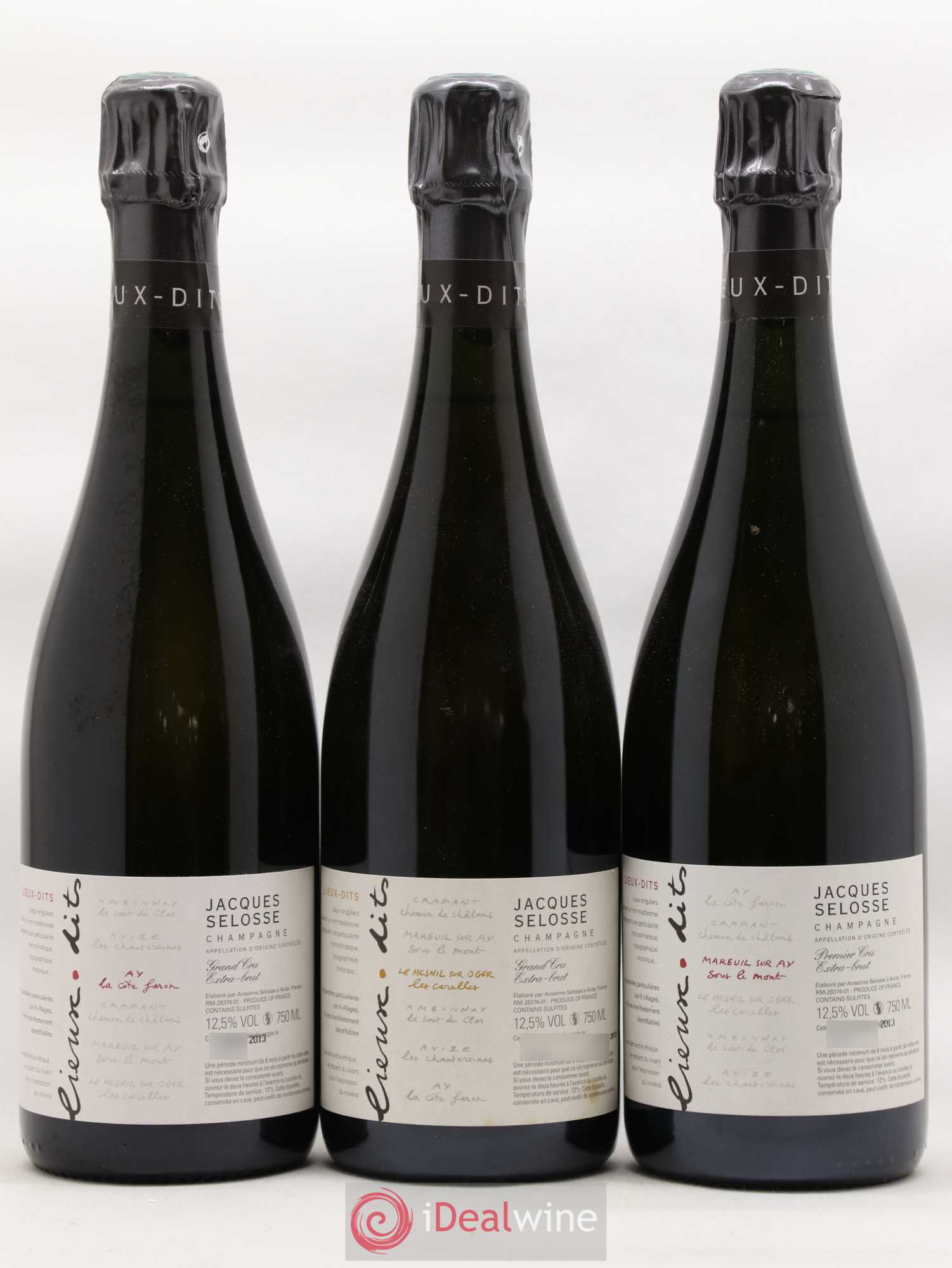 Caisse Collection Lieux-dits Jacques Selosse - Lot de 6 bouteilles - 2