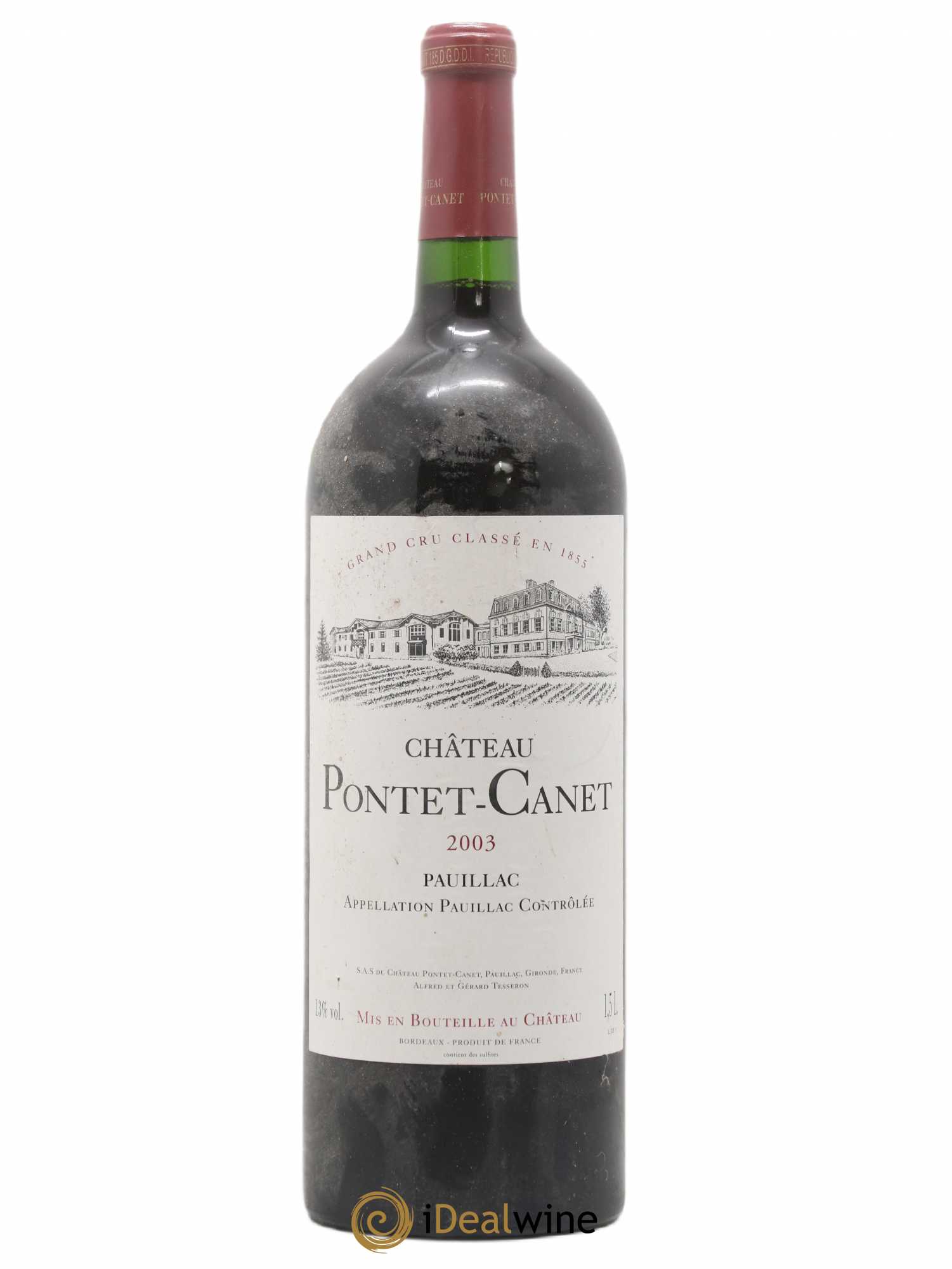 Château Pontet Canet 5ème Grand Cru Classé 2003 - Lot de 1 magnum - 0