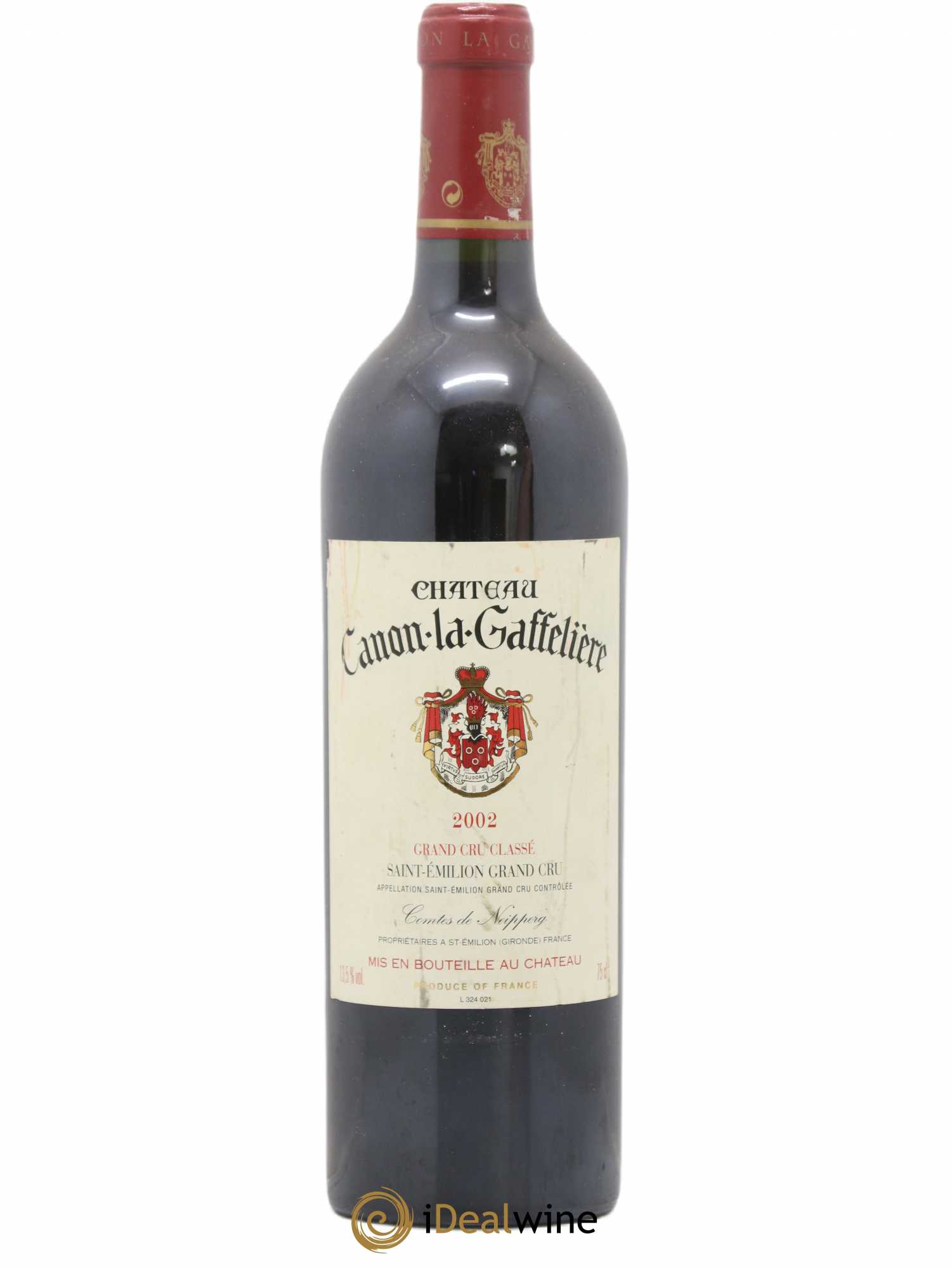 Château Canon la Gaffelière 1er Grand Cru Classé B 2002 - Lot de 1 bouteille - 0