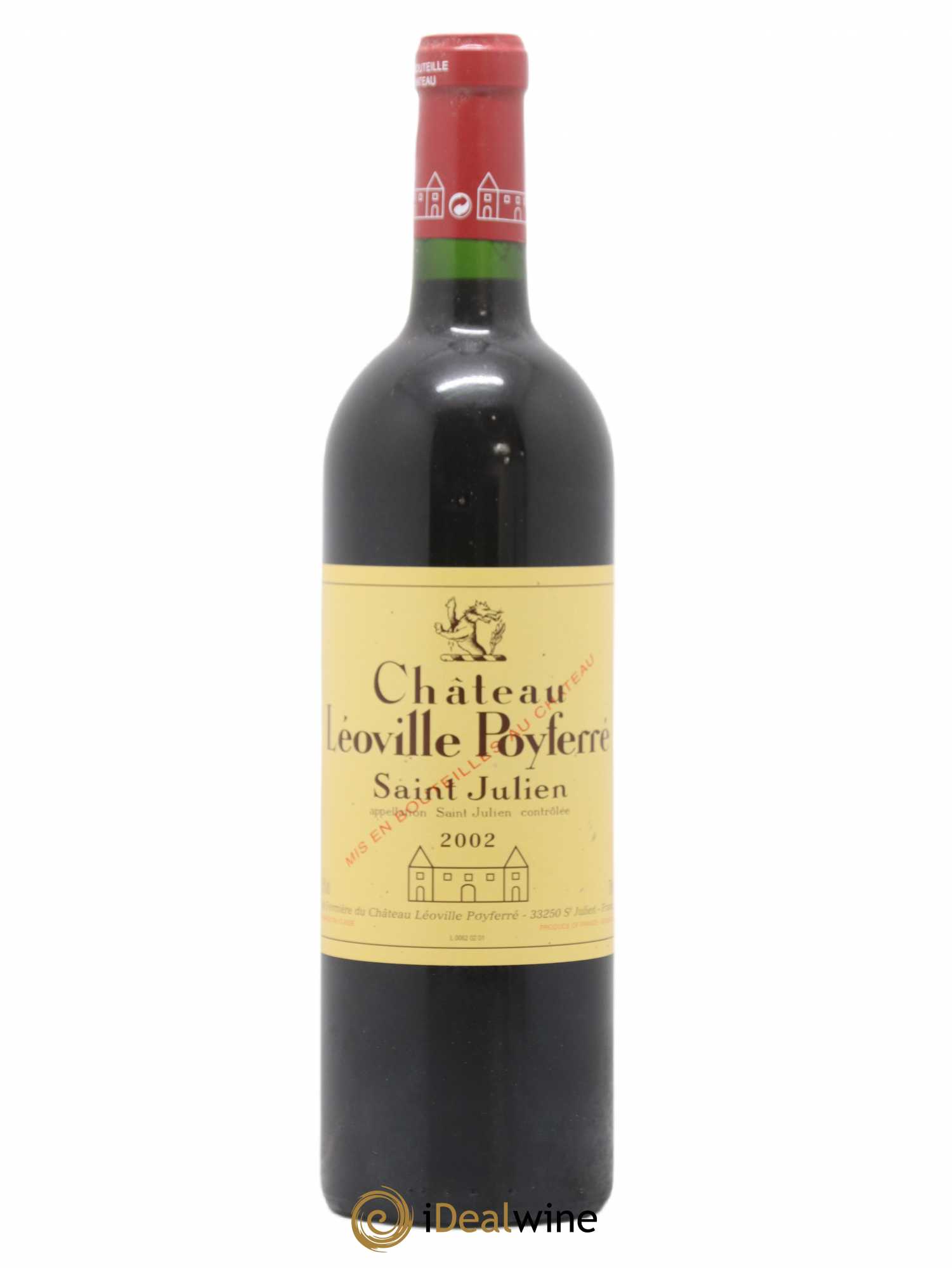 Château Léoville Poyferré 2ème Grand Cru Classé 2002 - Lot de 1 bouteille - 0