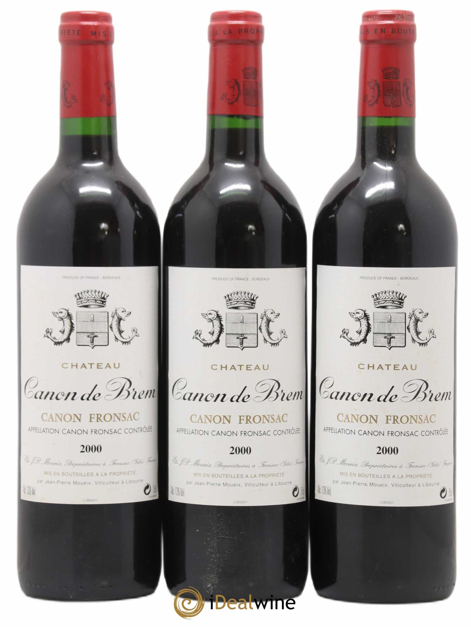 Canon-Fronsac Canon de Brem 2000 - Lot de 3 bouteilles - 0