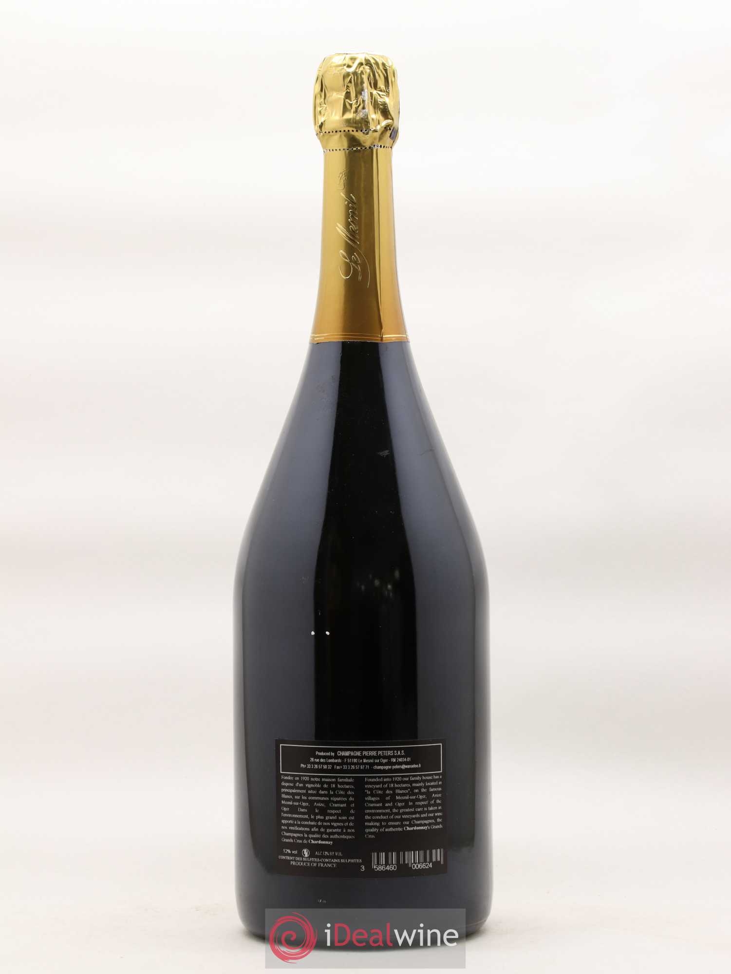 Cuvée Spéciale les Chétillons Blanc de Blancs Brut Pierre Péters 2002 - Lot de 1 magnum - 1