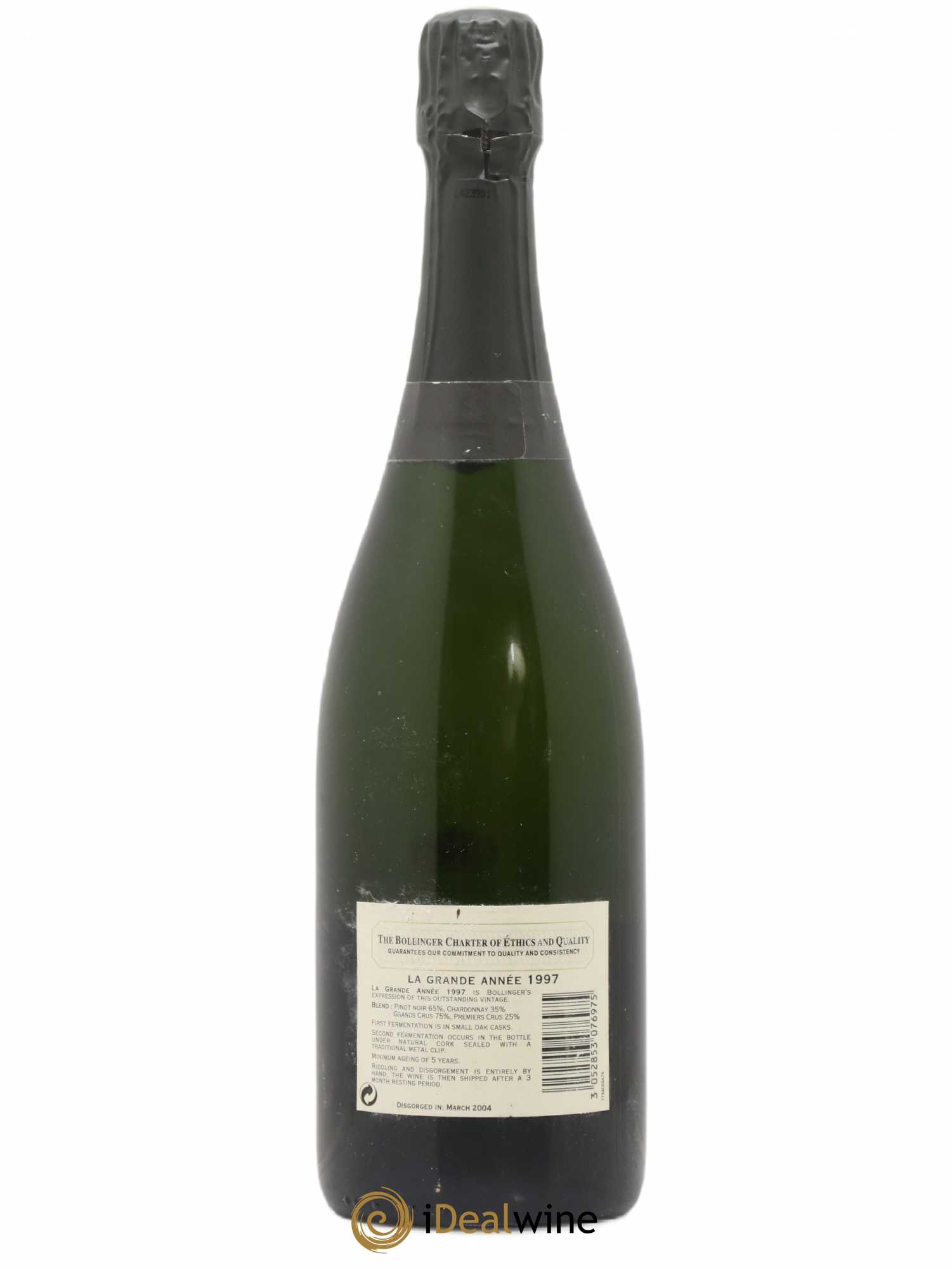La Grande Année Brut Bollinger 1997 - Lot of 1 bottle - 1