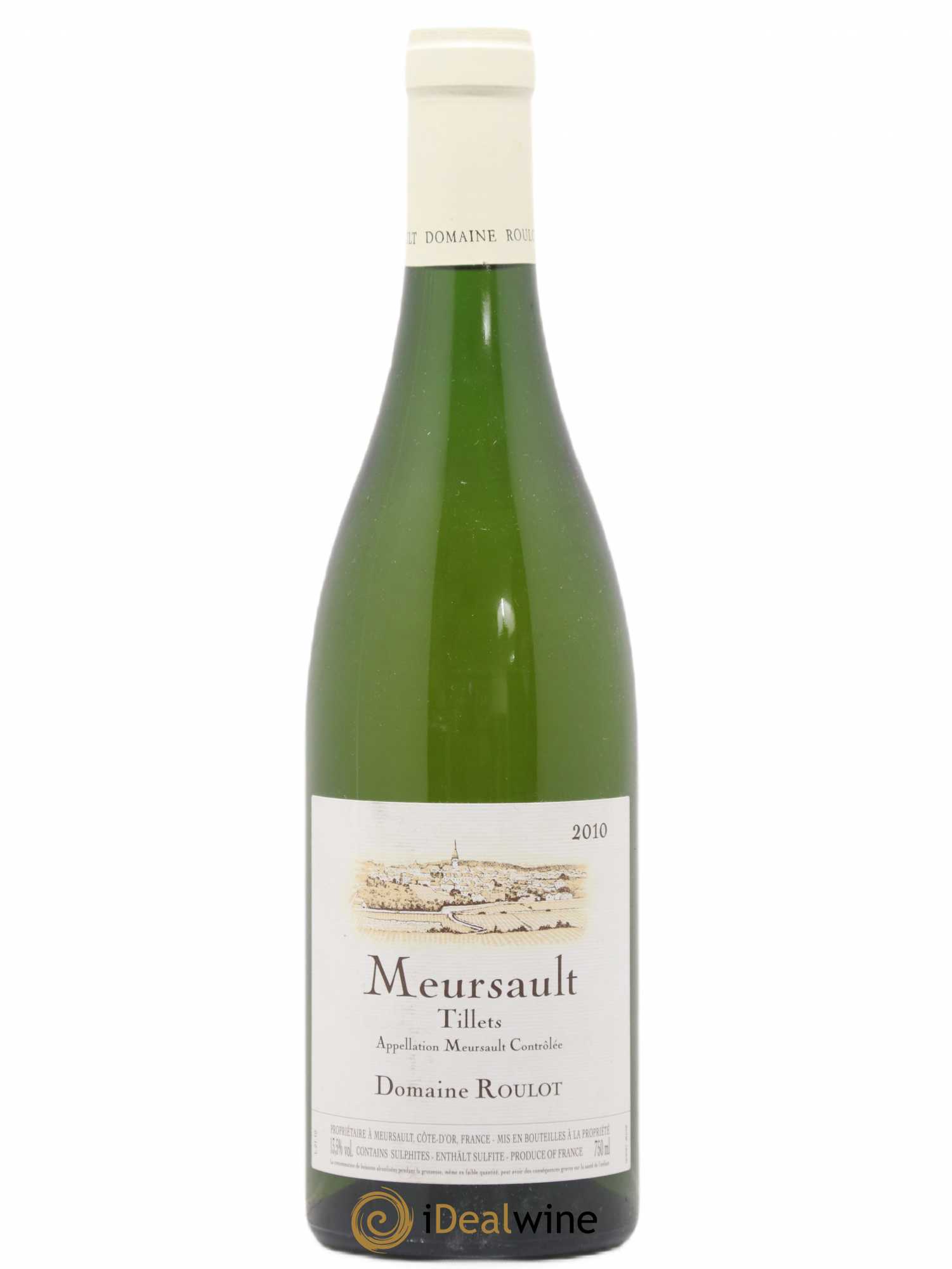 Meursault Les Tillets Roulot (Domaine) 2010 - Lot de 1 bouteille - 0