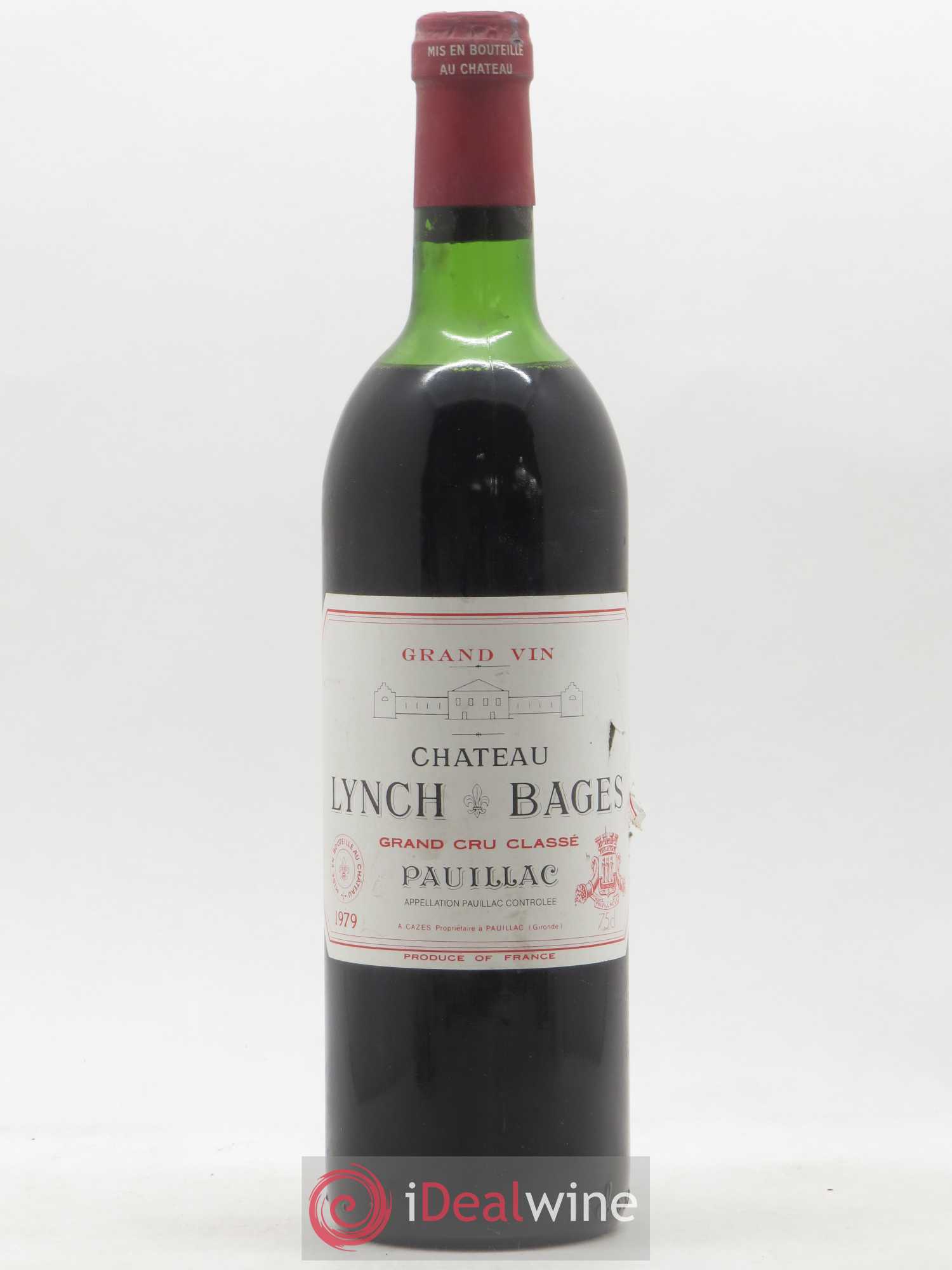 Château Lynch Bages 5ème Grand Cru Classé 1979 - Lot de 1 bouteille - 0