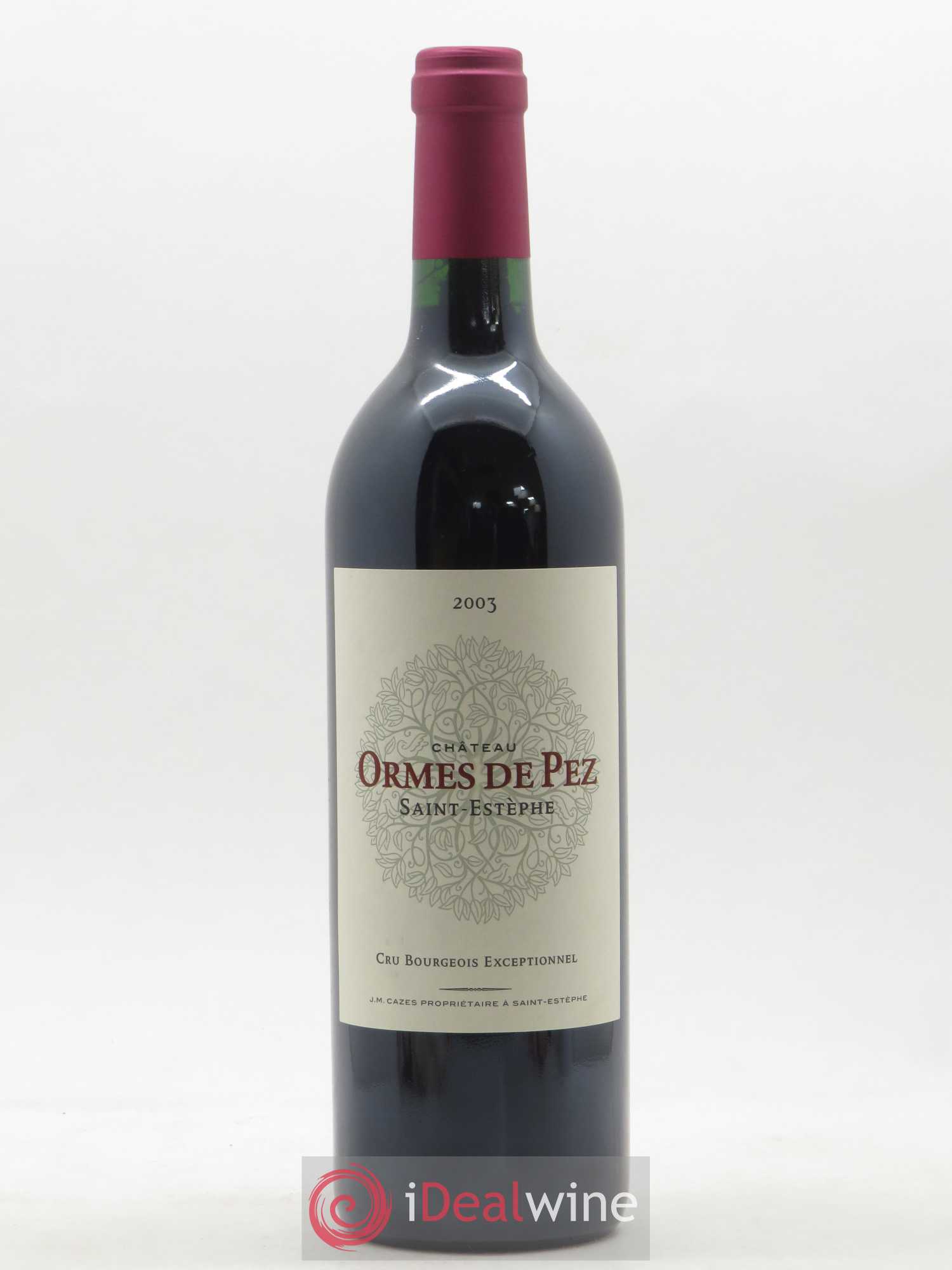 Château les Ormes de Pez 2003 - Lot de 1 bouteille - 0
