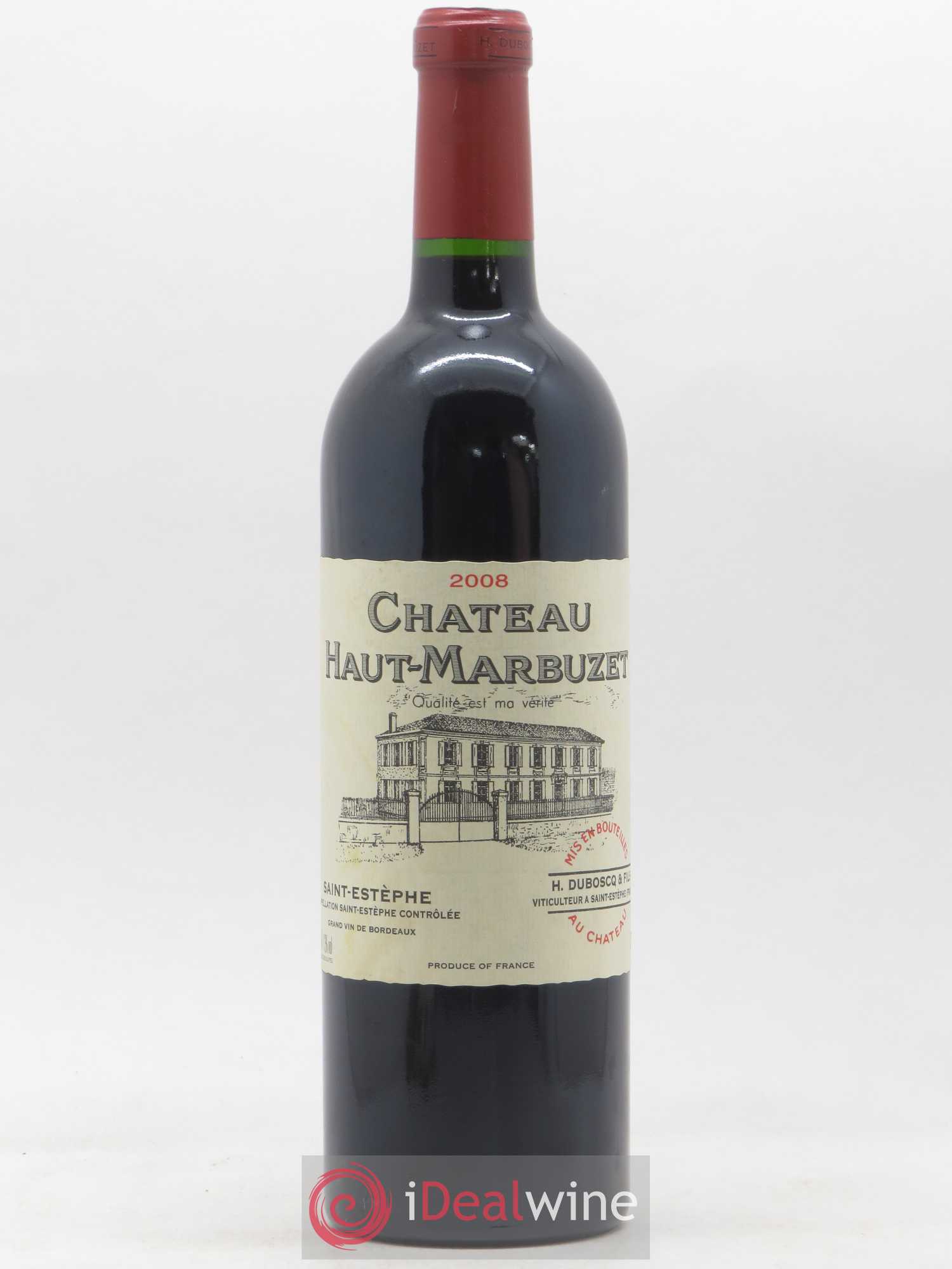 Château Haut Marbuzet 2008 - Lot de 1 bouteille - 0