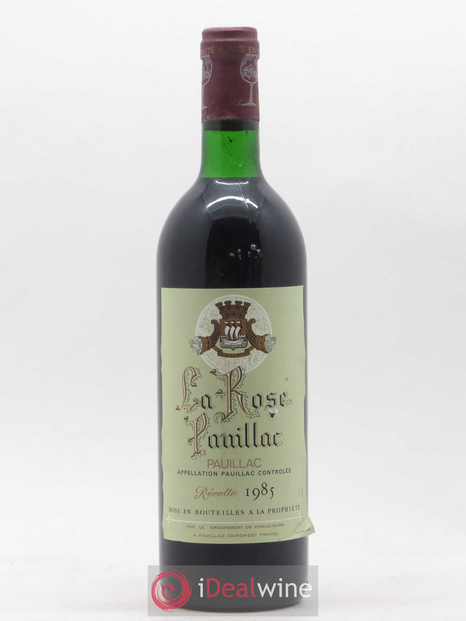La Rose Pauillac 1985 - Lot de 1 bouteille - 0