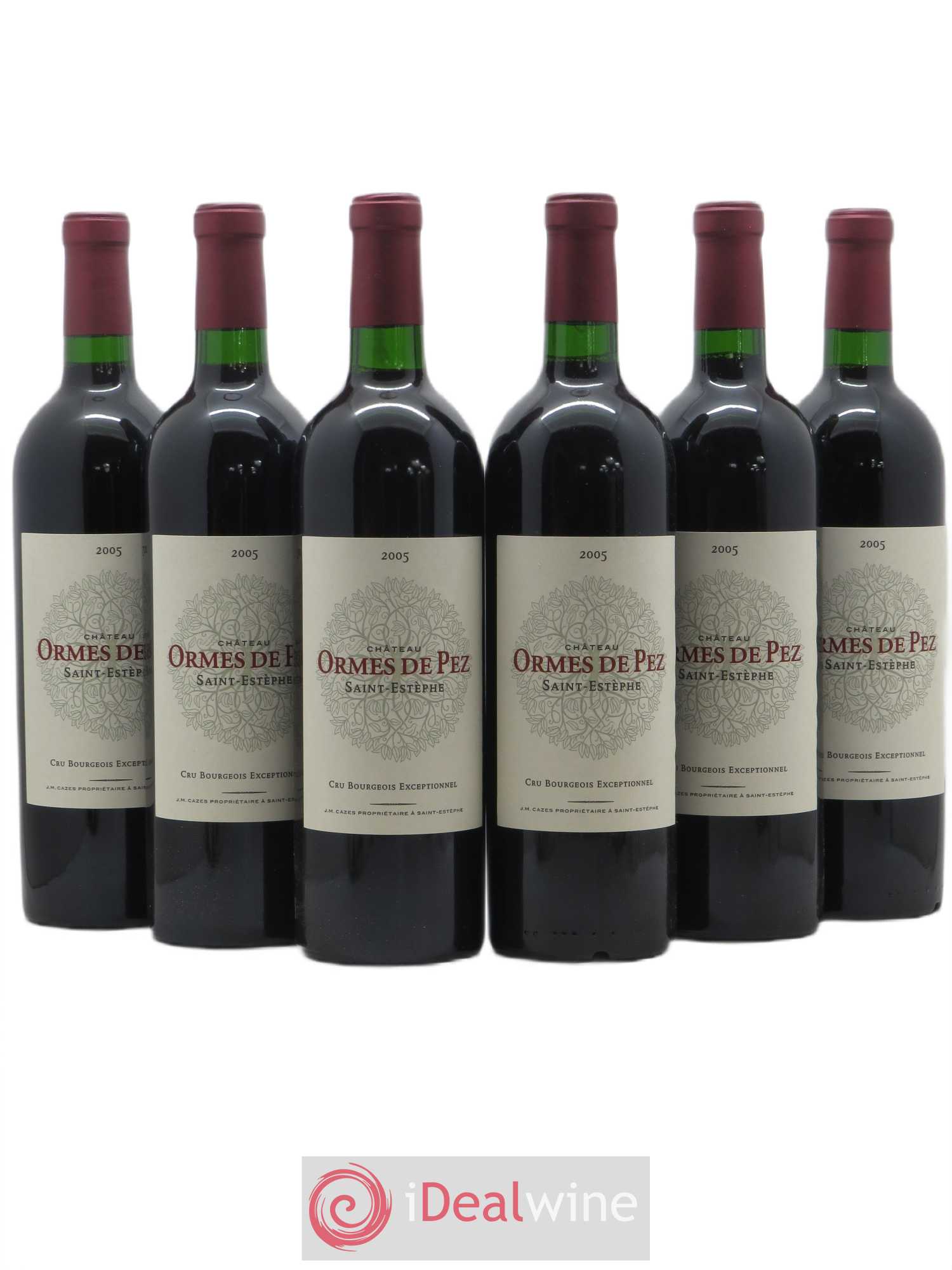 Château les Ormes de Pez (sans prix de réserve) 2005 - Lot de 6 bouteilles - 0